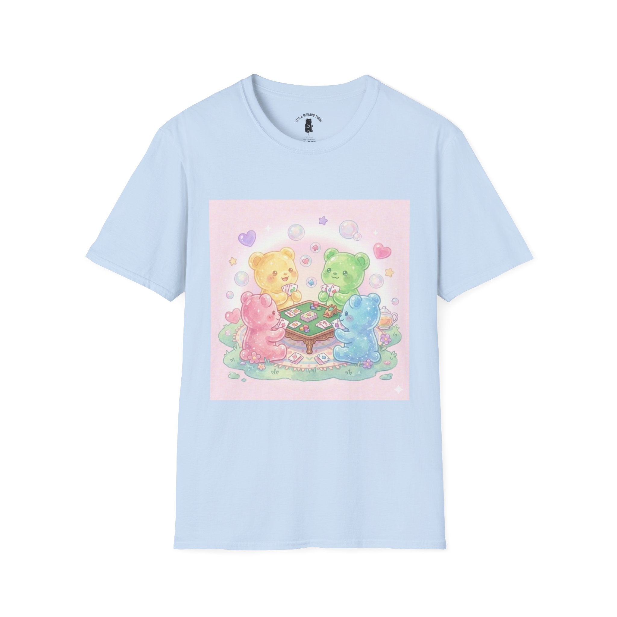 Friendly Card Game, Gooey Gummy Friends- Kawaii Graphic T-Shirt
