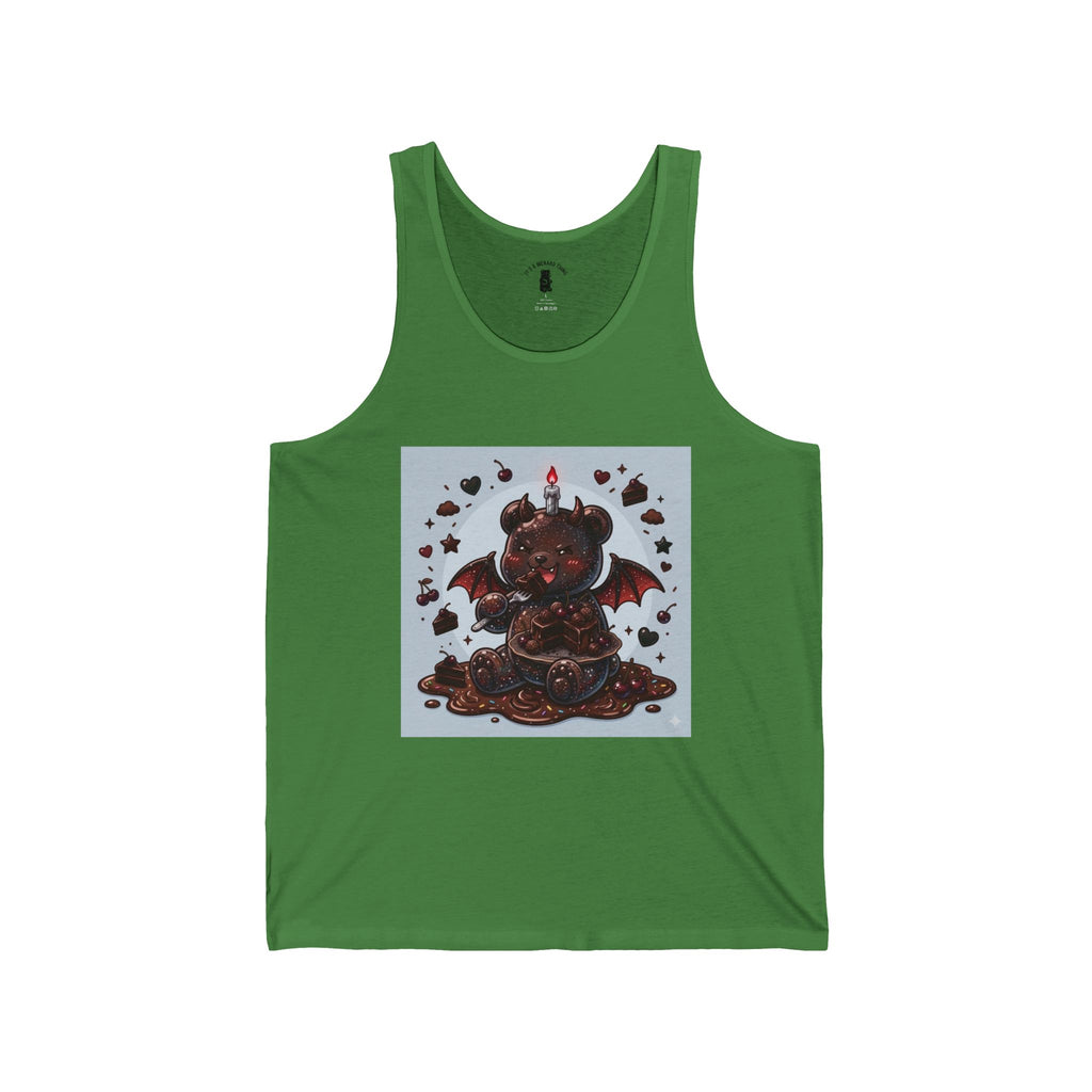 Devils Food Cake, Special Gooey Gummy Bear — Gothic Graphic Tank Top