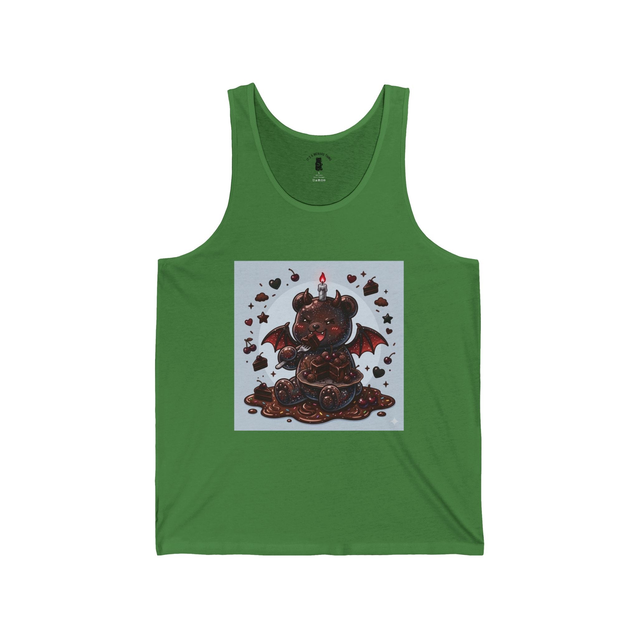 Devils Food Cake, Special Gooey Gummy Bear — Gothic Graphic Tank Top
