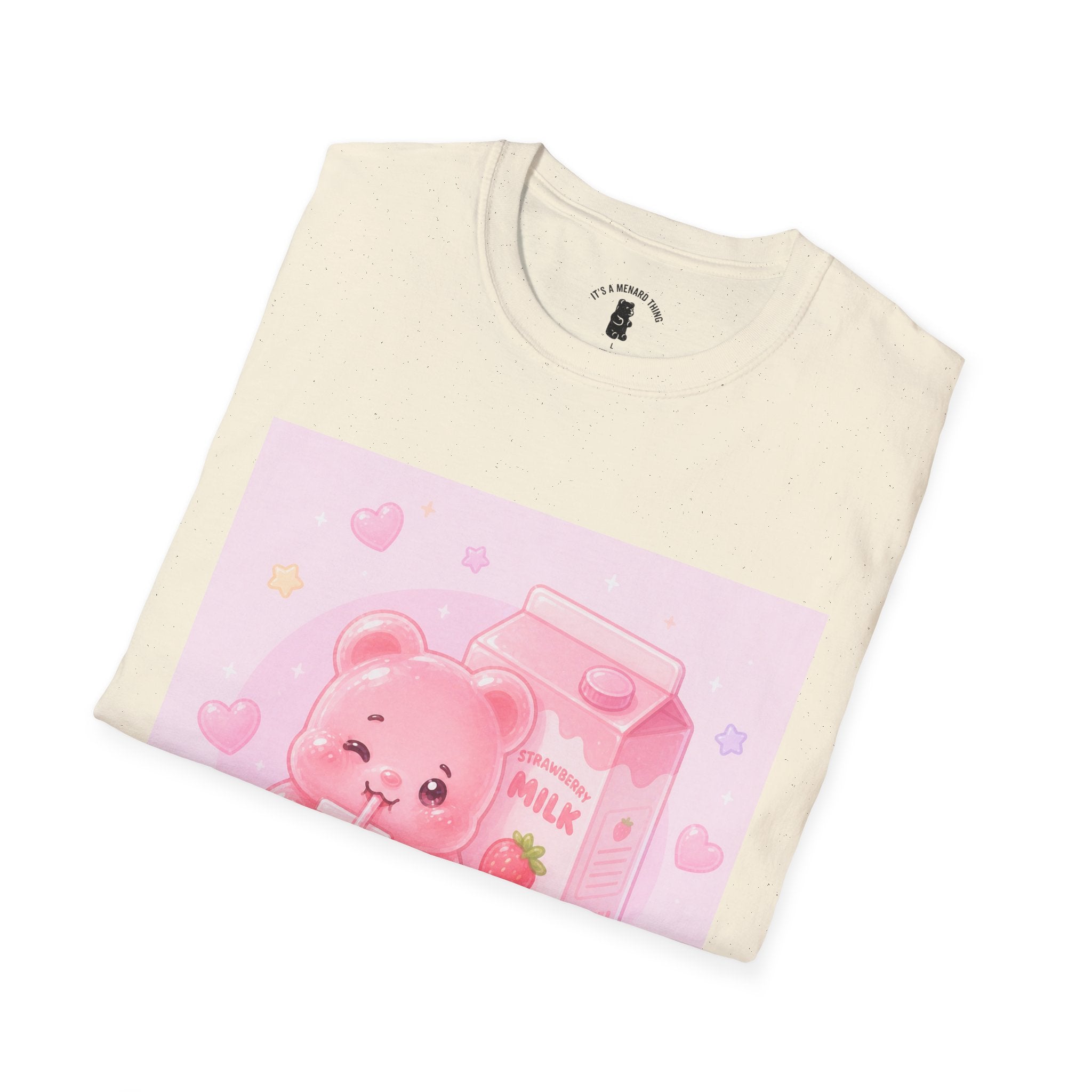 Strawberry Milk Gooey Gummy Bear T-Shirt