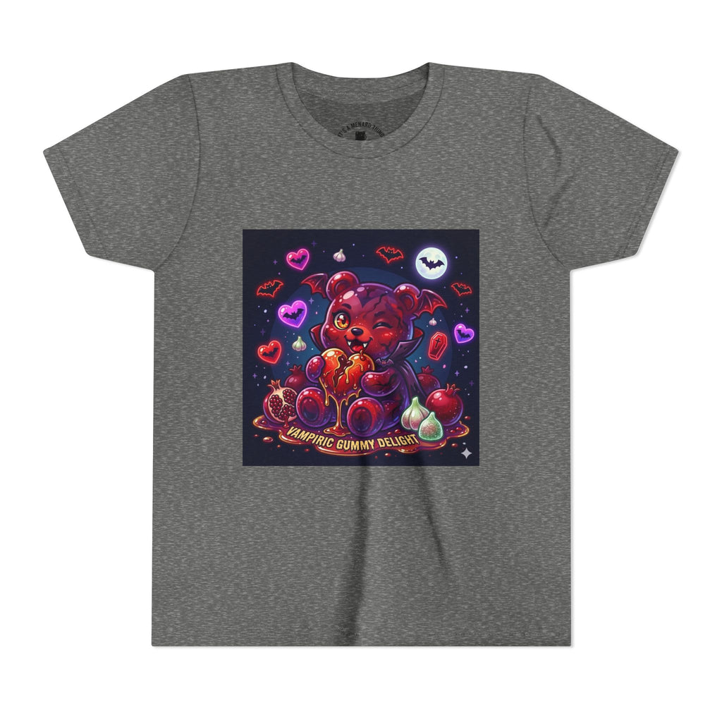 Halloween Vampire Gooey Gummy Bear - Cute Goth Heart Graphic Shirt
