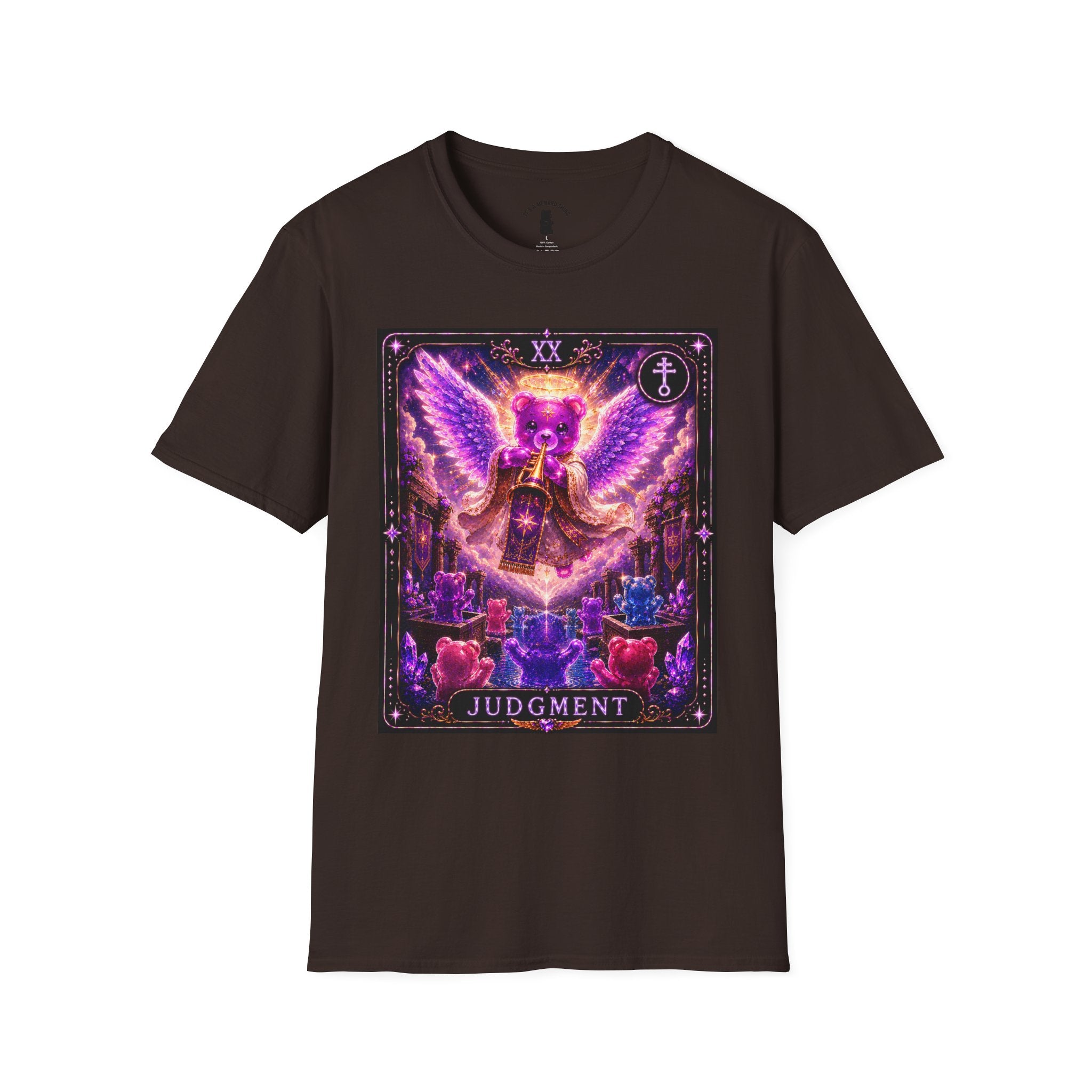 Judgment Tarot Mystic Purple Angel Oozy Bear Gummy Special Addition- Graphic Shirt