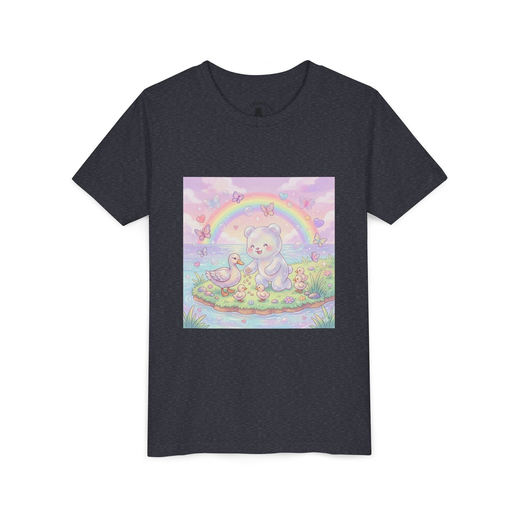 Duck Feeding, Gooey Gummy Friend- Graphic T-Shirt