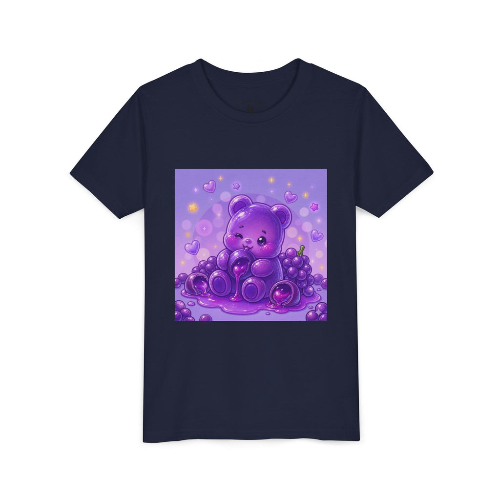 Gooey Grape Gummy Bear Cute Kids Shirt