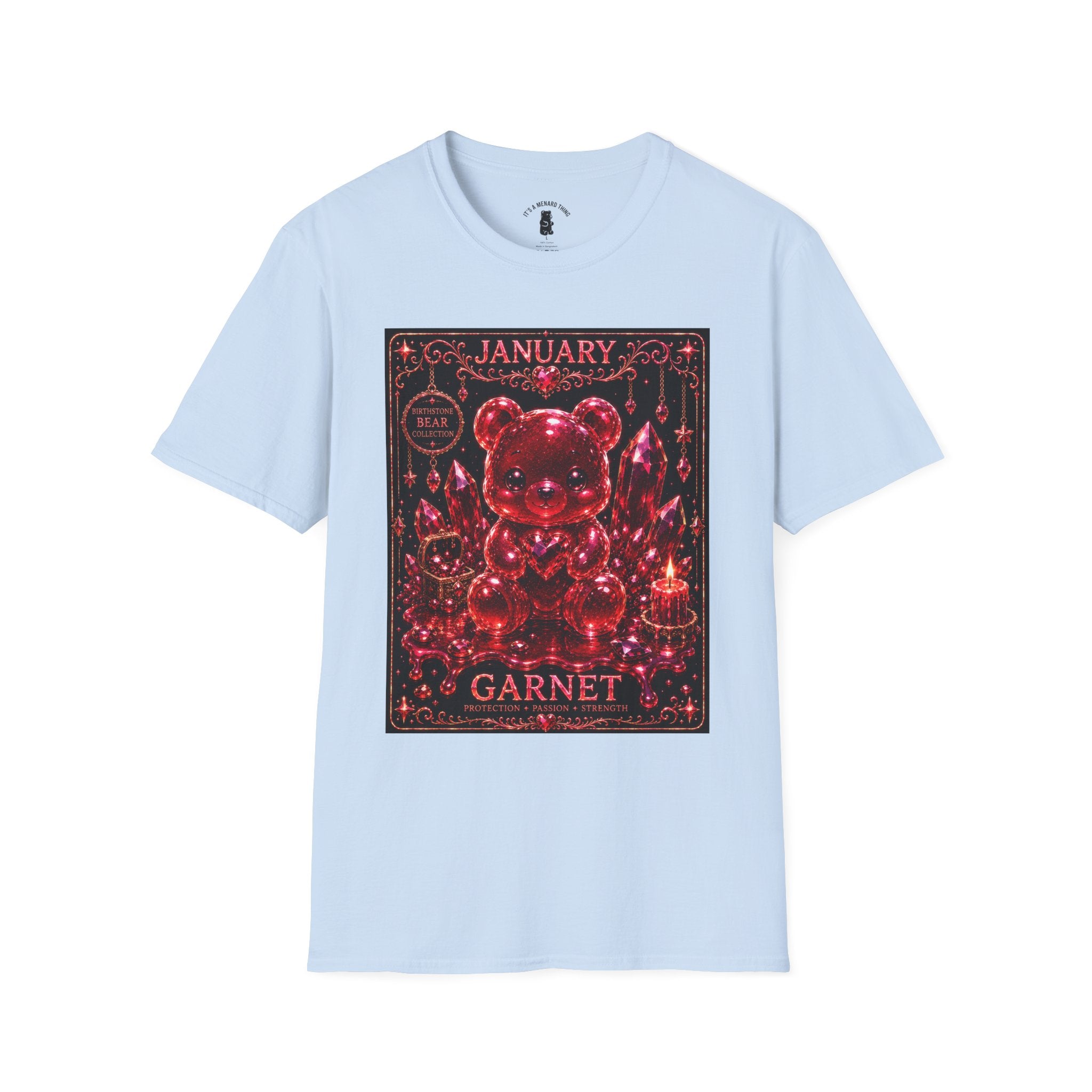 January Garnet Birthstone Oozy Bear Friend Special Addition- Graphic Shirt