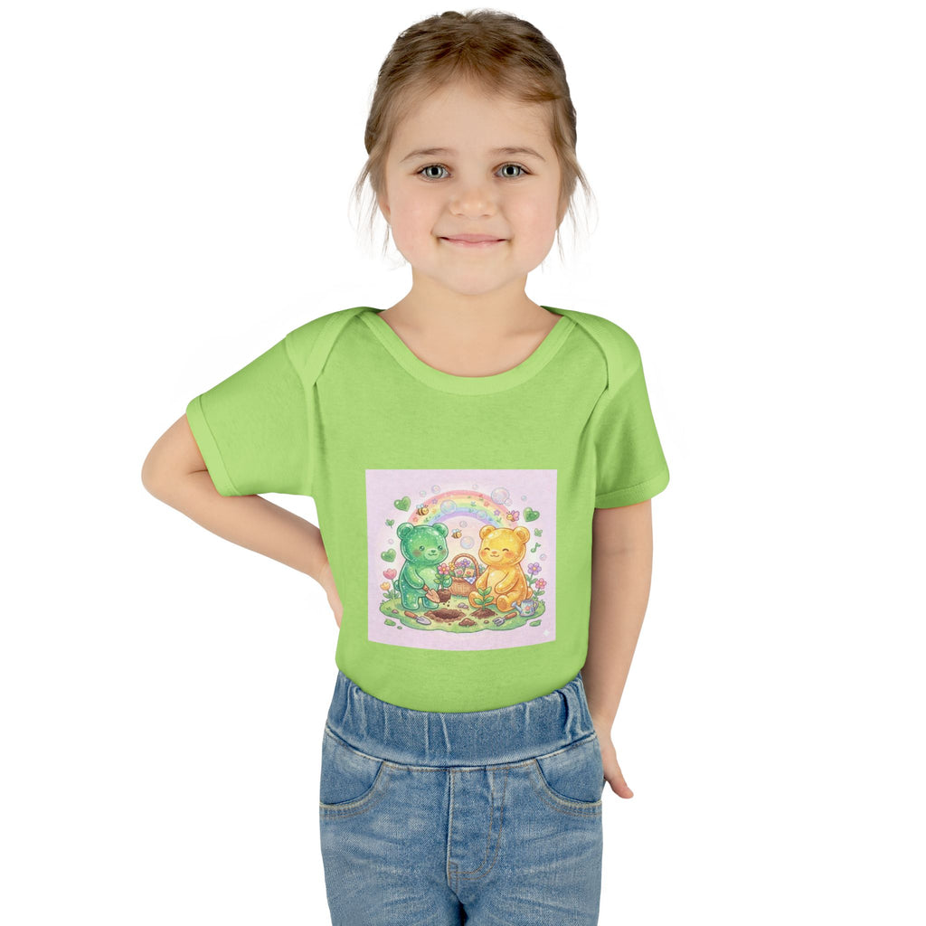 Copy of Infant Bodysuit — Oozy Gummy Bears Gardening Baby Onesie
