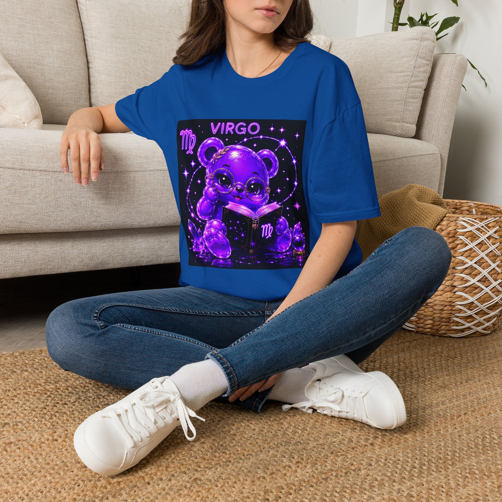 Virgo Zodiac Astrology Oozy Bear Friend Special Addition- Graphic Shirt