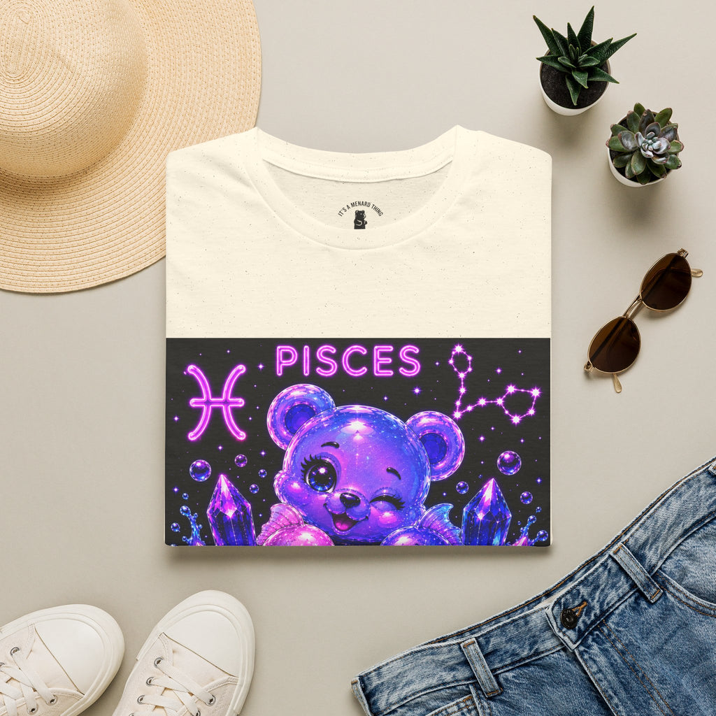 Pisces Zodiac Astrology Oozy Bear Friend Special Addition- Graphic Shirt