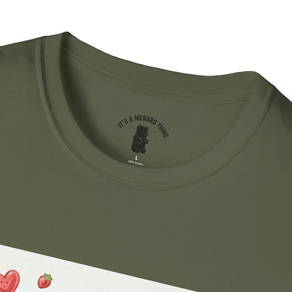 Strawberry Daiquiri Icey, Boozy Gooey Gummy Bears- Kawaii Graphic T-Shirt