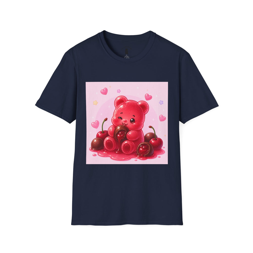 Chocolate Cherry Gooey Gummy Bear T-Shirt — Kawaii Graphic Tee