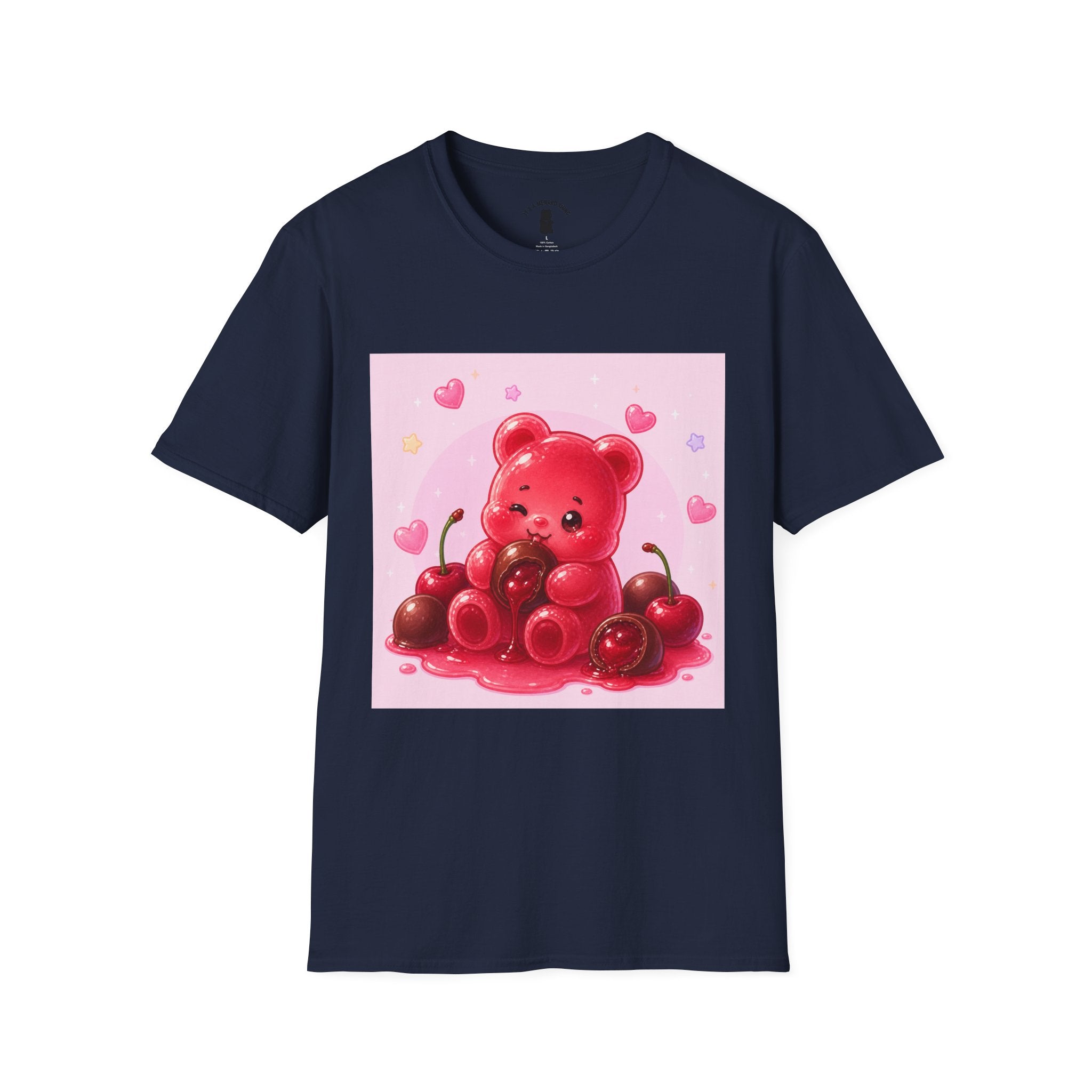 Chocolate Cherry Gooey Gummy Bear T-Shirt — Kawaii Graphic Tee