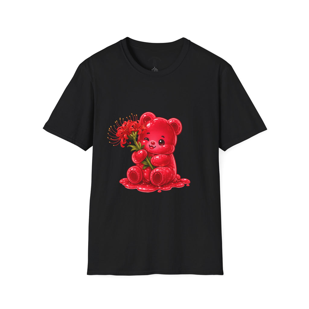 Blooming Spider Lily Special, Red Oozy Bear Gummy Friend- Graphic Shirt