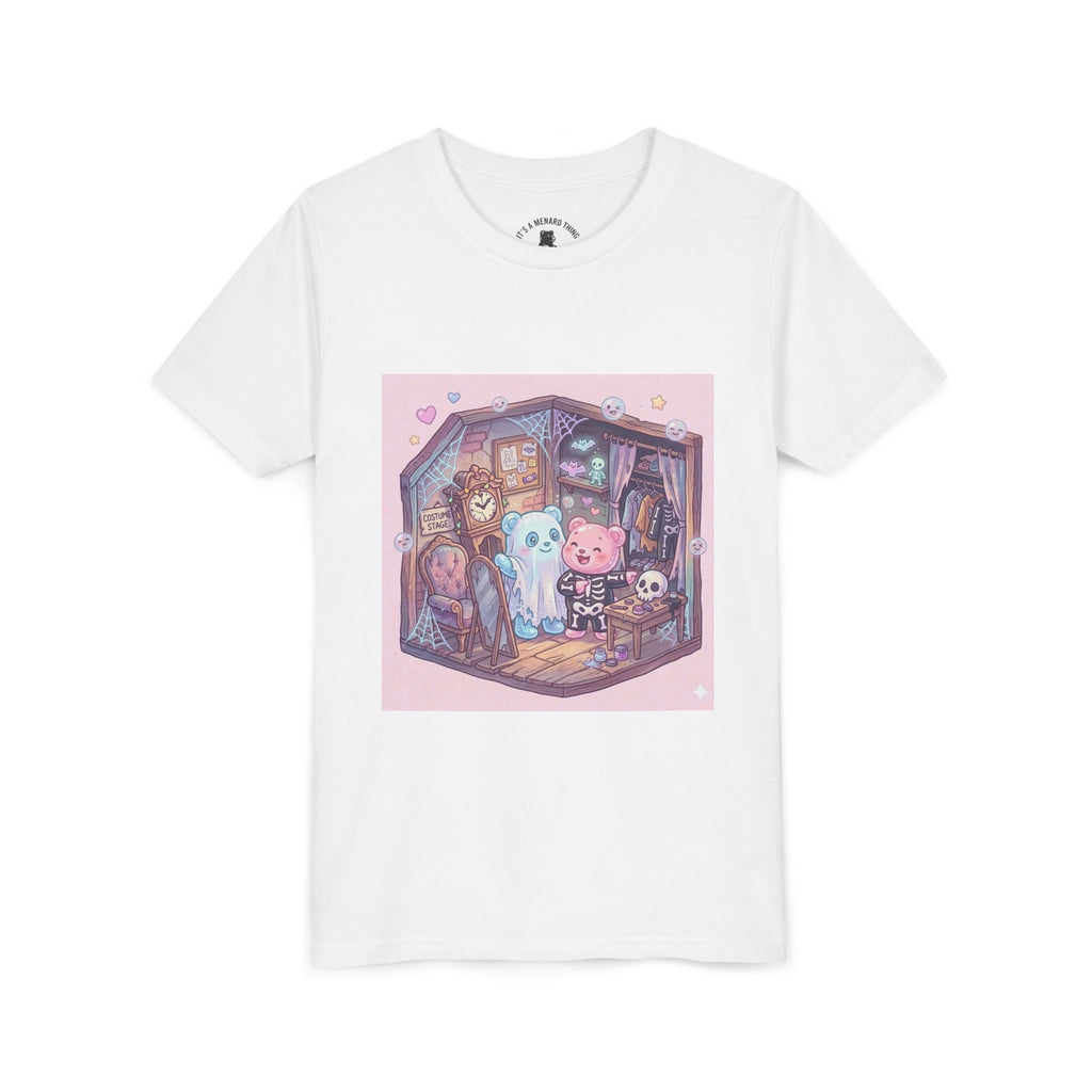 Halloween Haunted Room & Gooey Gummy Friends Illustration