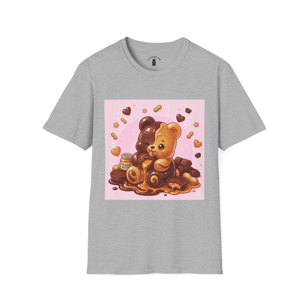 Chocolate & Peanut Butter Gooey Gummy Bear — Cute Graphic Tee
