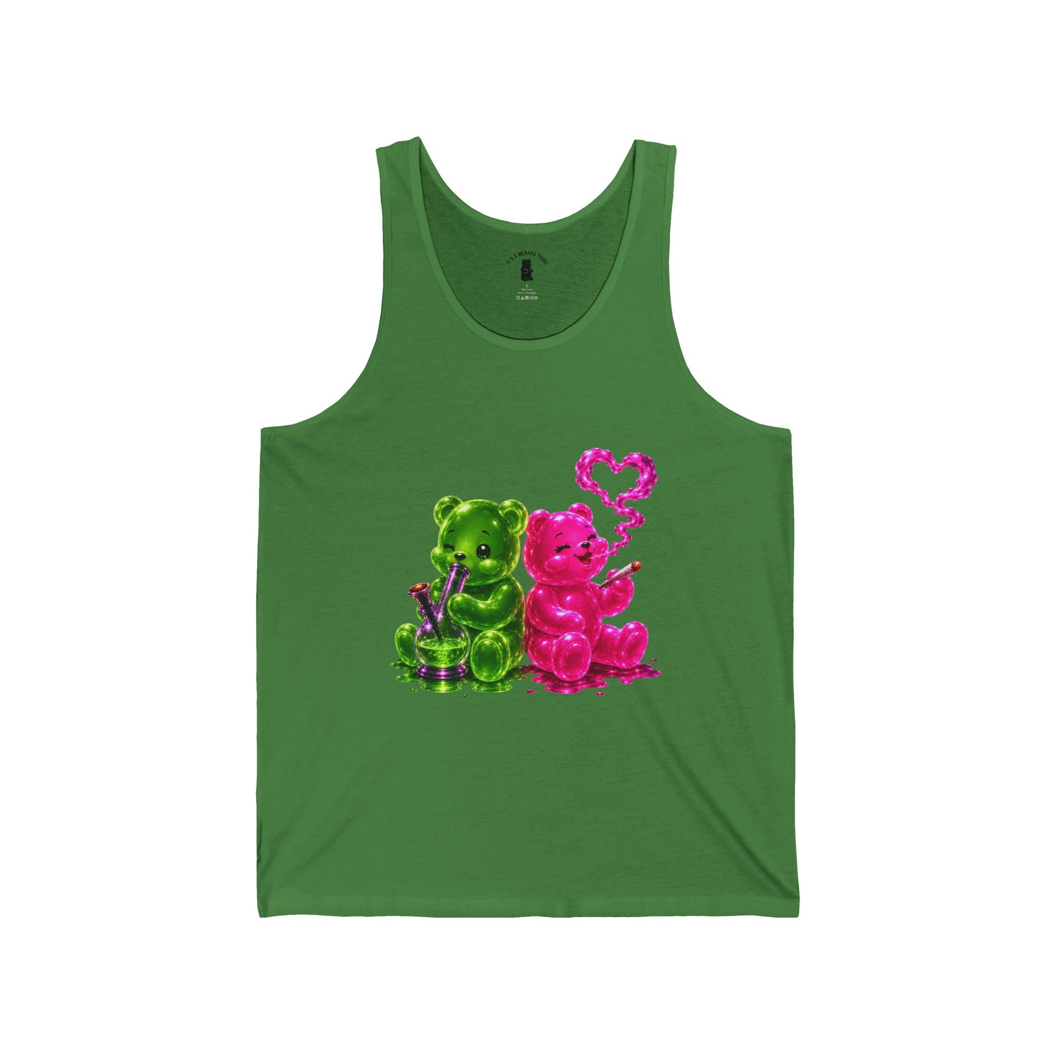 Smoking Buddies, High Oozy Bear Special Addition- Graphic Tank Top (Adults Only!)