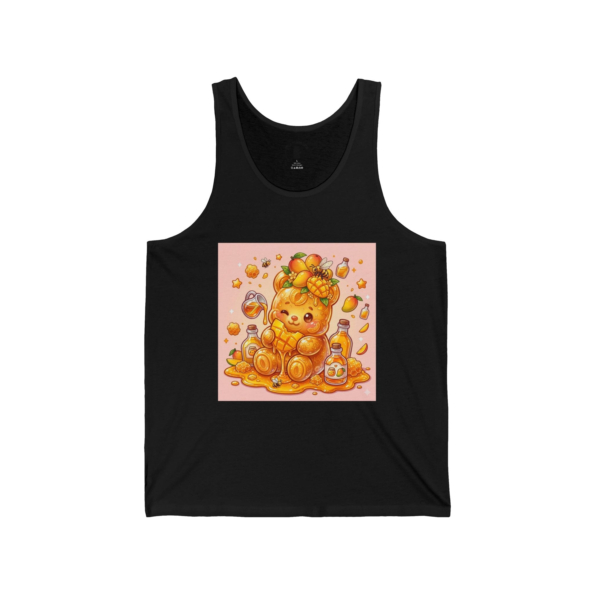 Delicous Ripe Mango, Exotic Fruit Gooey Gummy Bear — Kawaii Graphic Tank Top