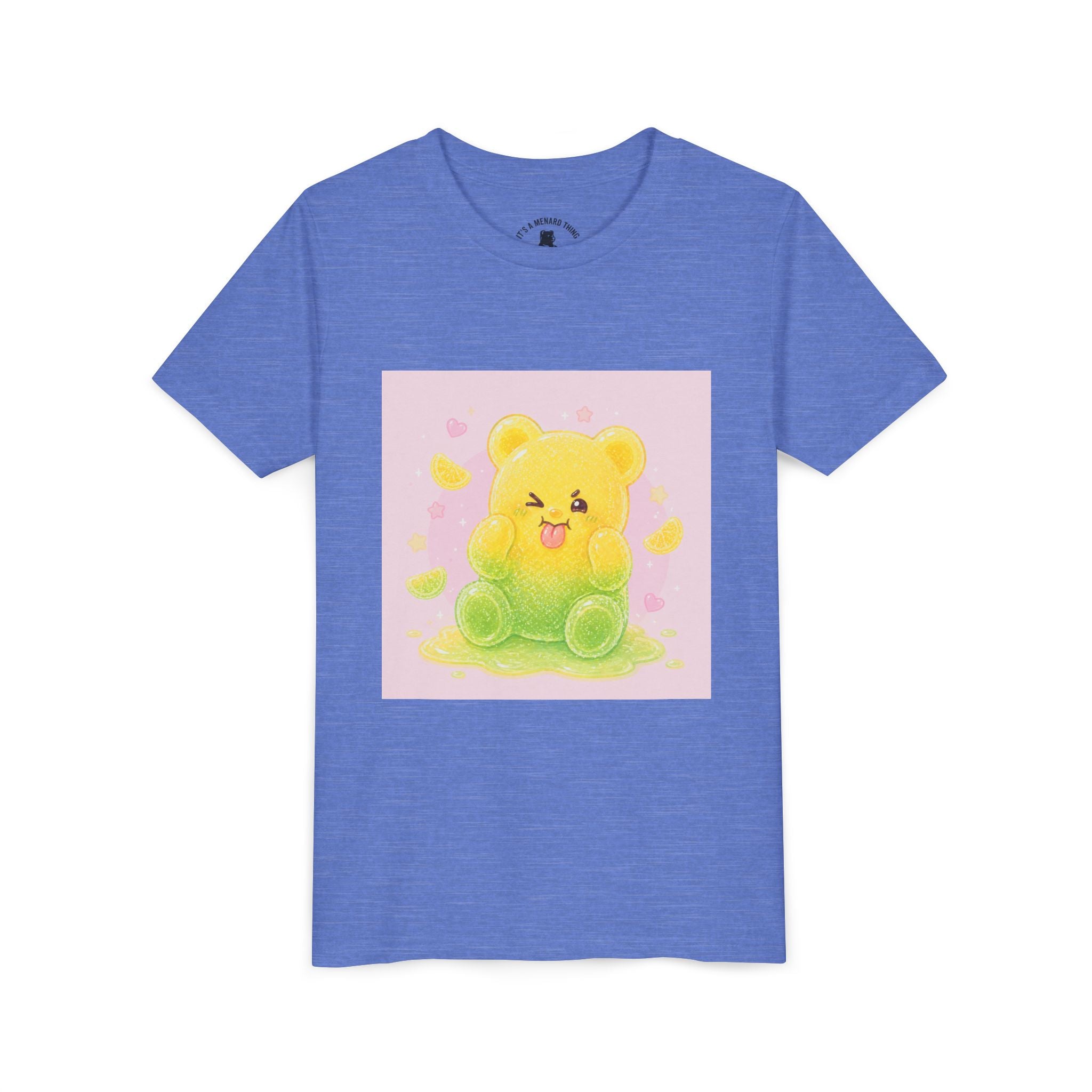 Cute Lemon & Lime Sour Gooey Gummy Bear Kids- Graphic Youth T-Shirt
