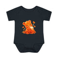 Yummy, Yummy Milk Time Orange Oozy Baby Gummy Bear Cutie Addition- Graphic Onesie