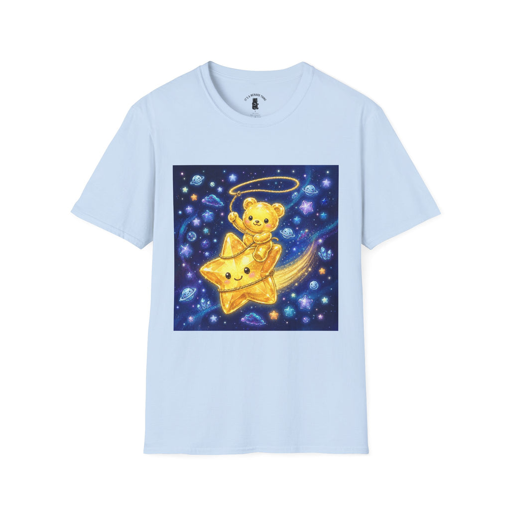 Rodeo Star, Golden Crstyal Gooey Gummy Bear- Kawaii Graphic T-Shirt