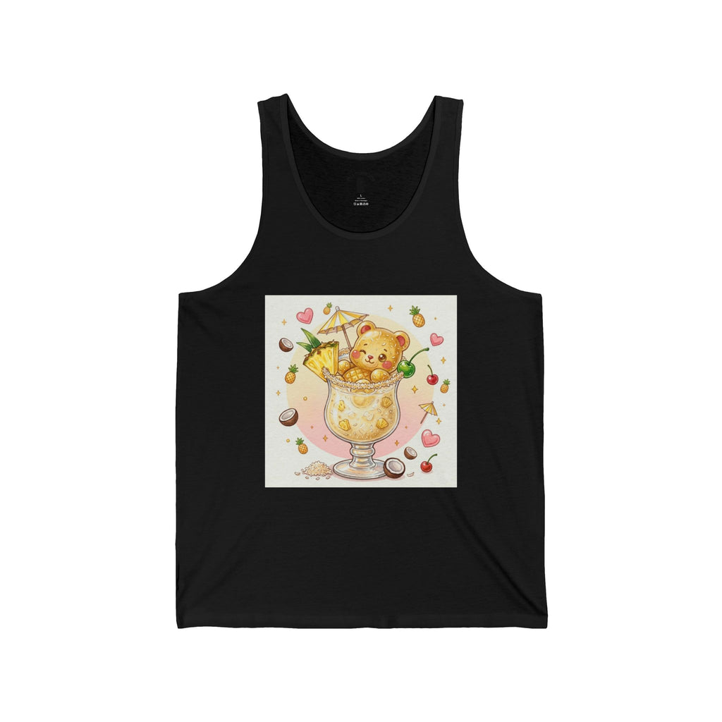 Pina Colita Special, Yellow Boozy Gooey Gummy Bear— Kawaii Graphic Tank