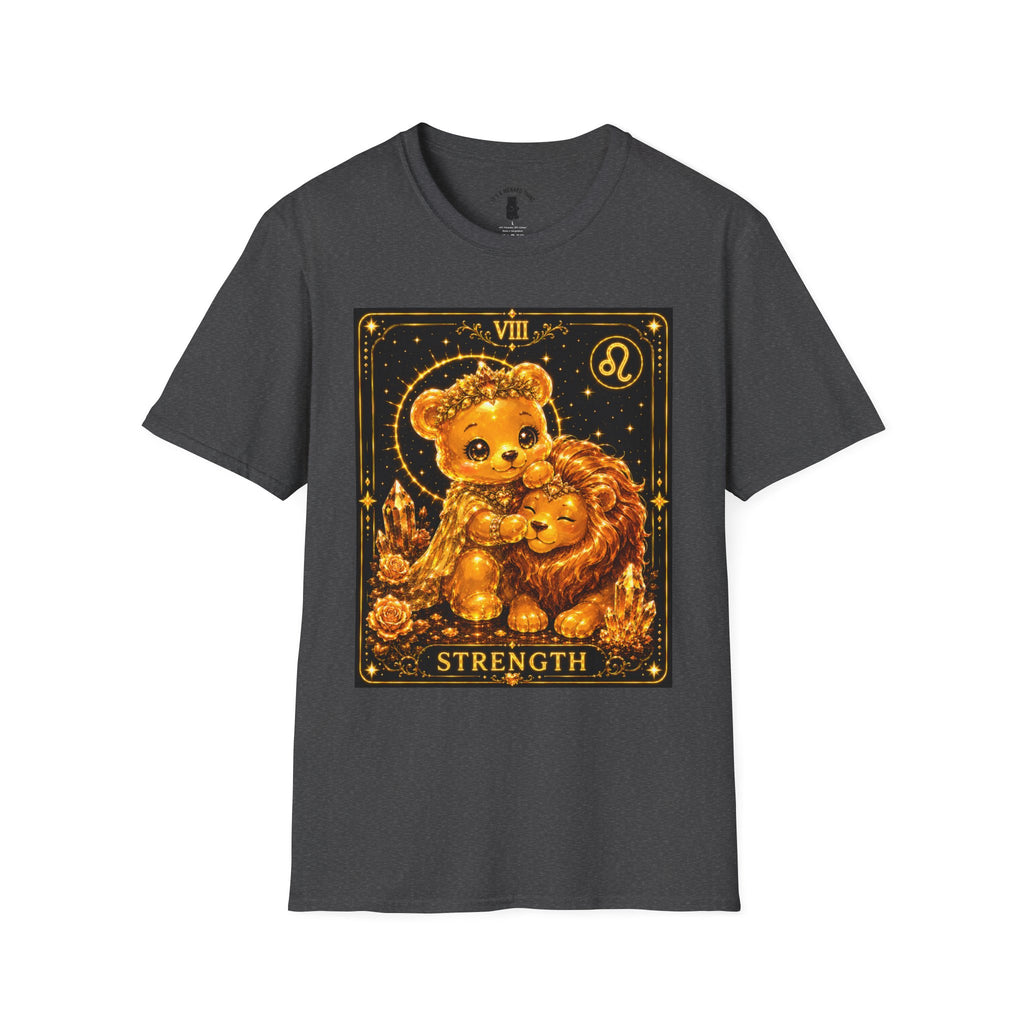 Strength Tarot Golden Lion & Oozy Bear Friend Special Addition- Graphic Shirt