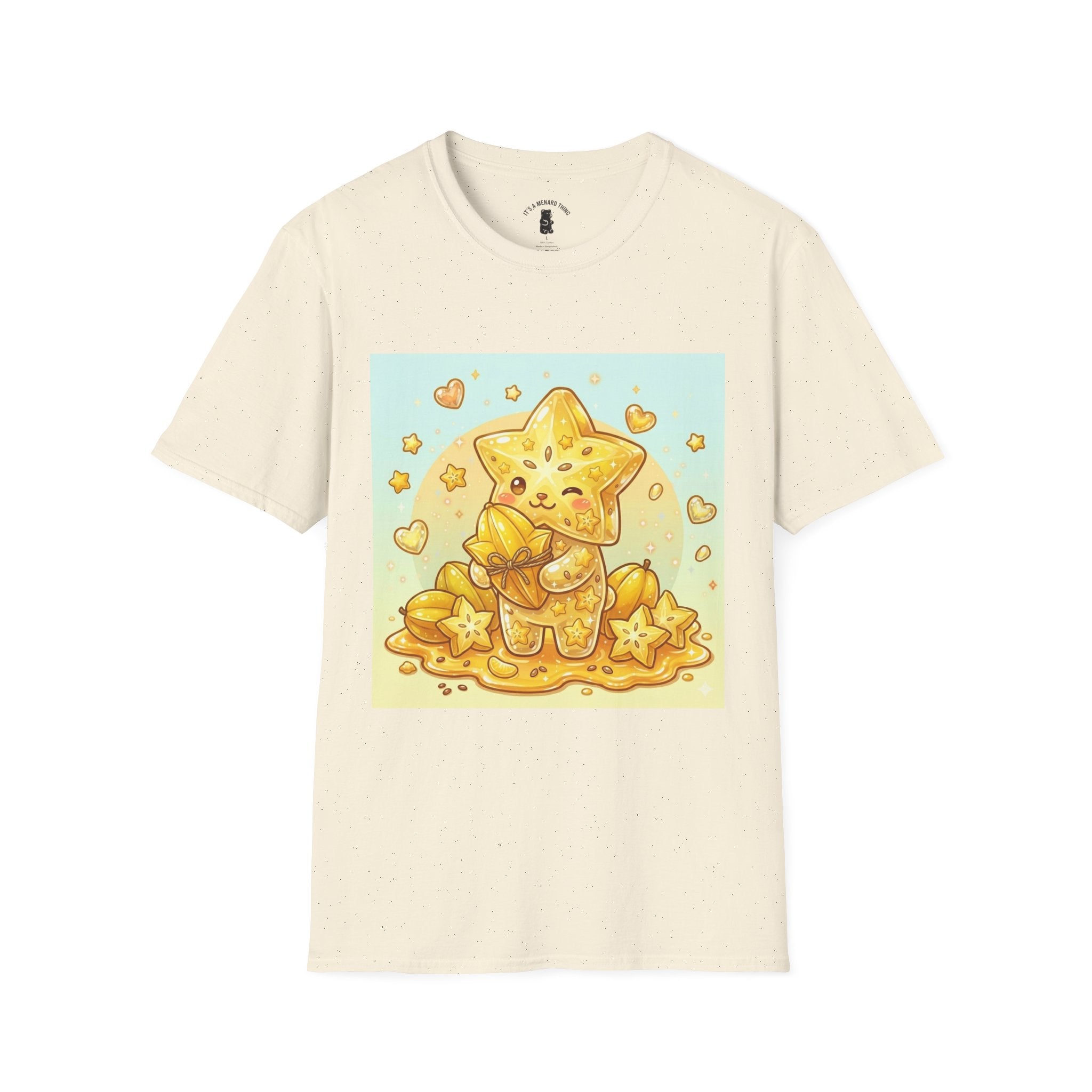 Star Fruit Special Exotic Fruit Oozy Bear Gummy Friend- Kawaii Graphic Shirt