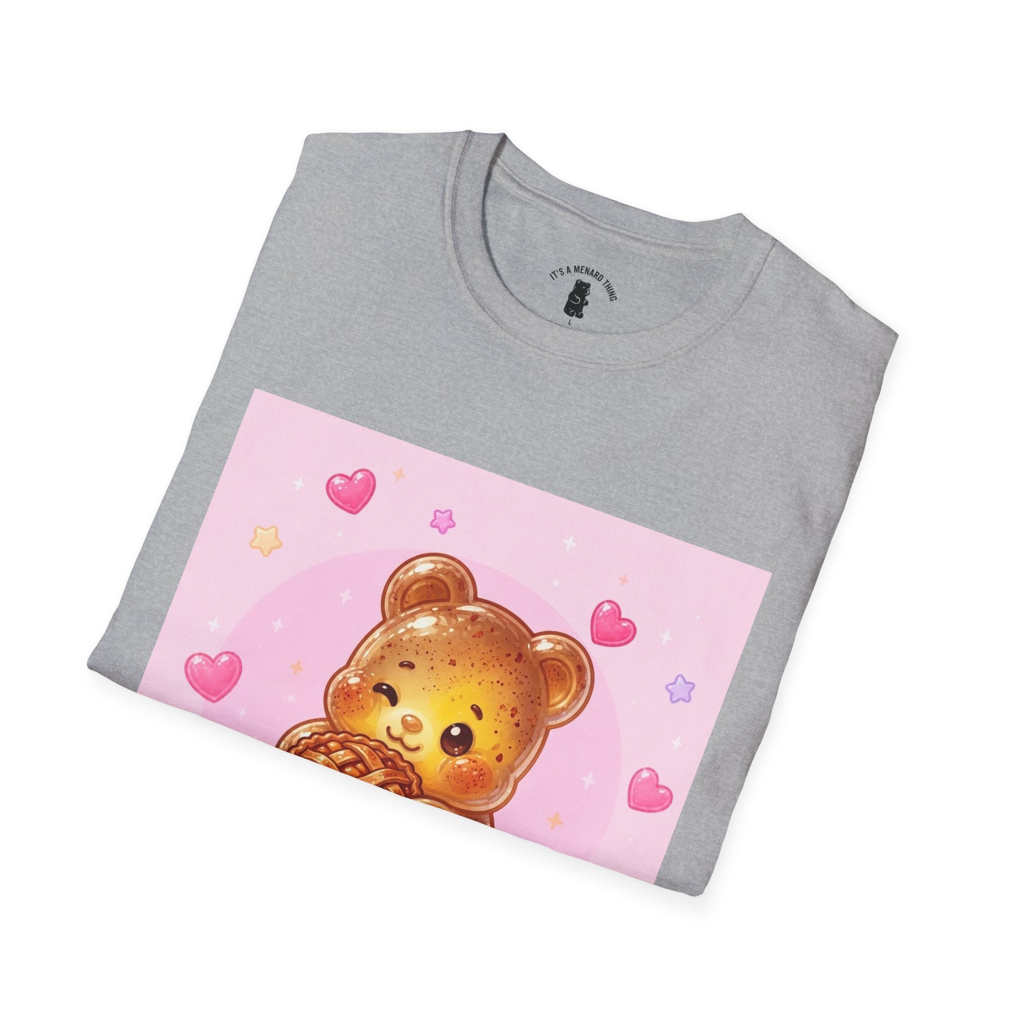 Warm Fresh Apple Cinnamon Pie Gooey Gummy Bear- Graphic T-Shirt