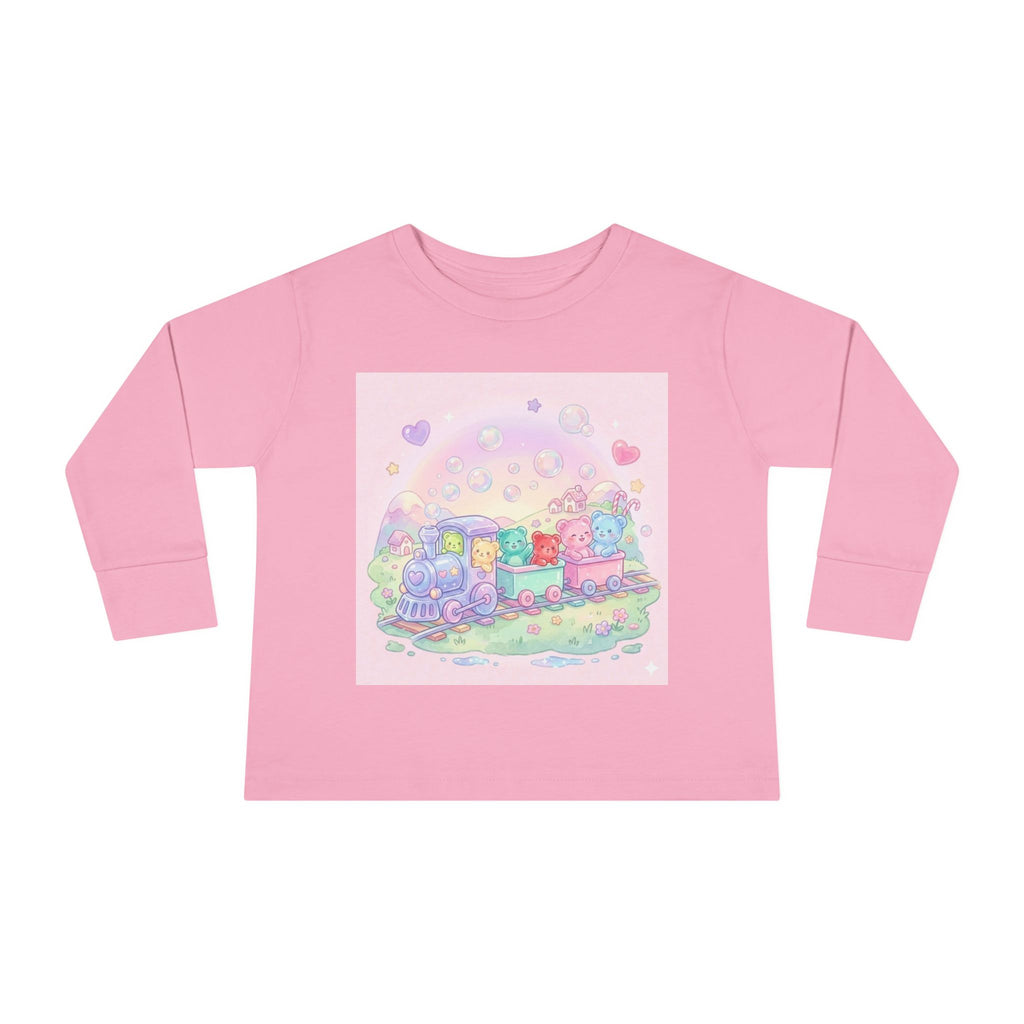 Choo-Choo Train with Friends, Oozy Bear Gummy Fun Trip- Graphic Long Sleeve Shirt