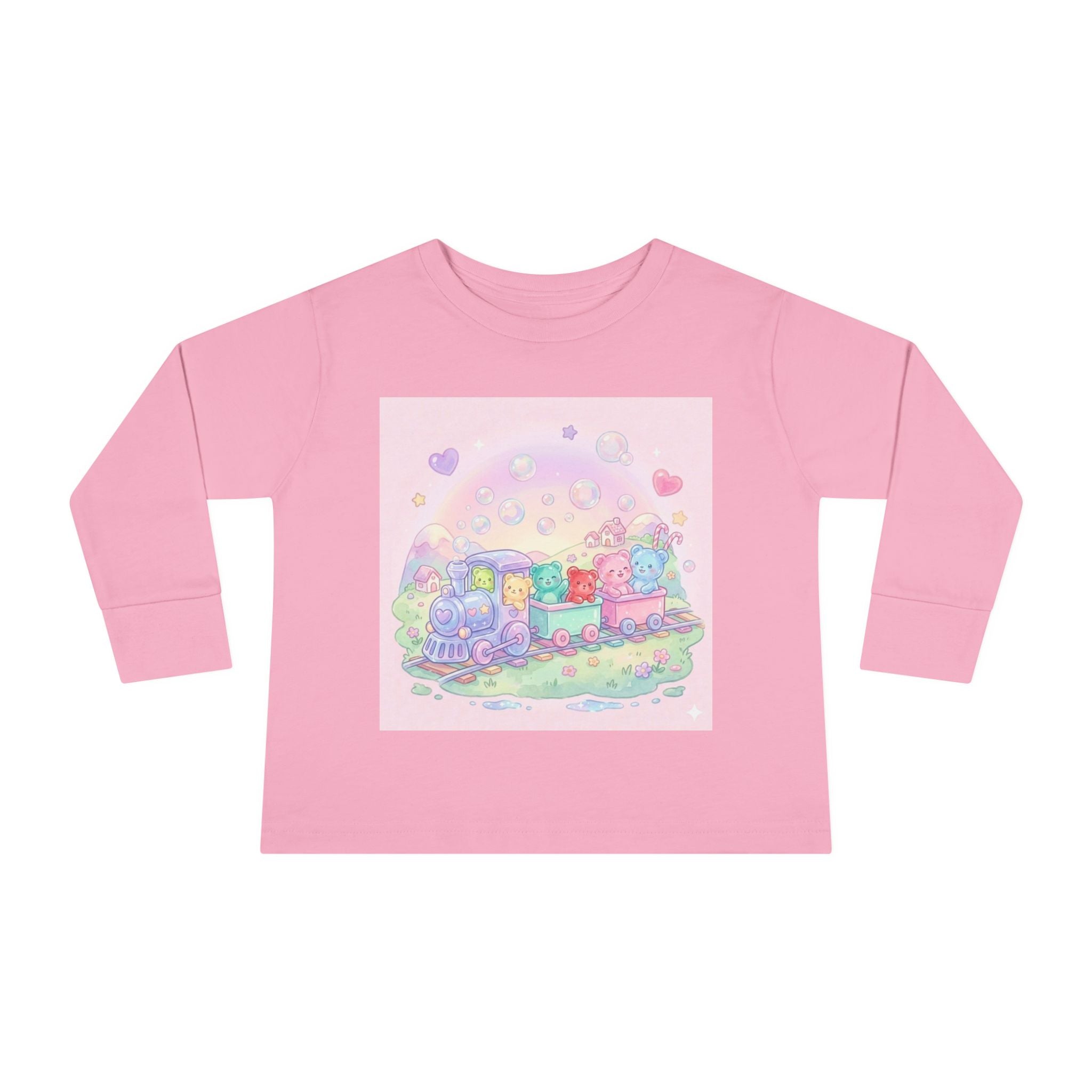 Choo-Choo Train with Friends, Oozy Bear Gummy Fun Trip- Graphic Long Sleeve Shirt