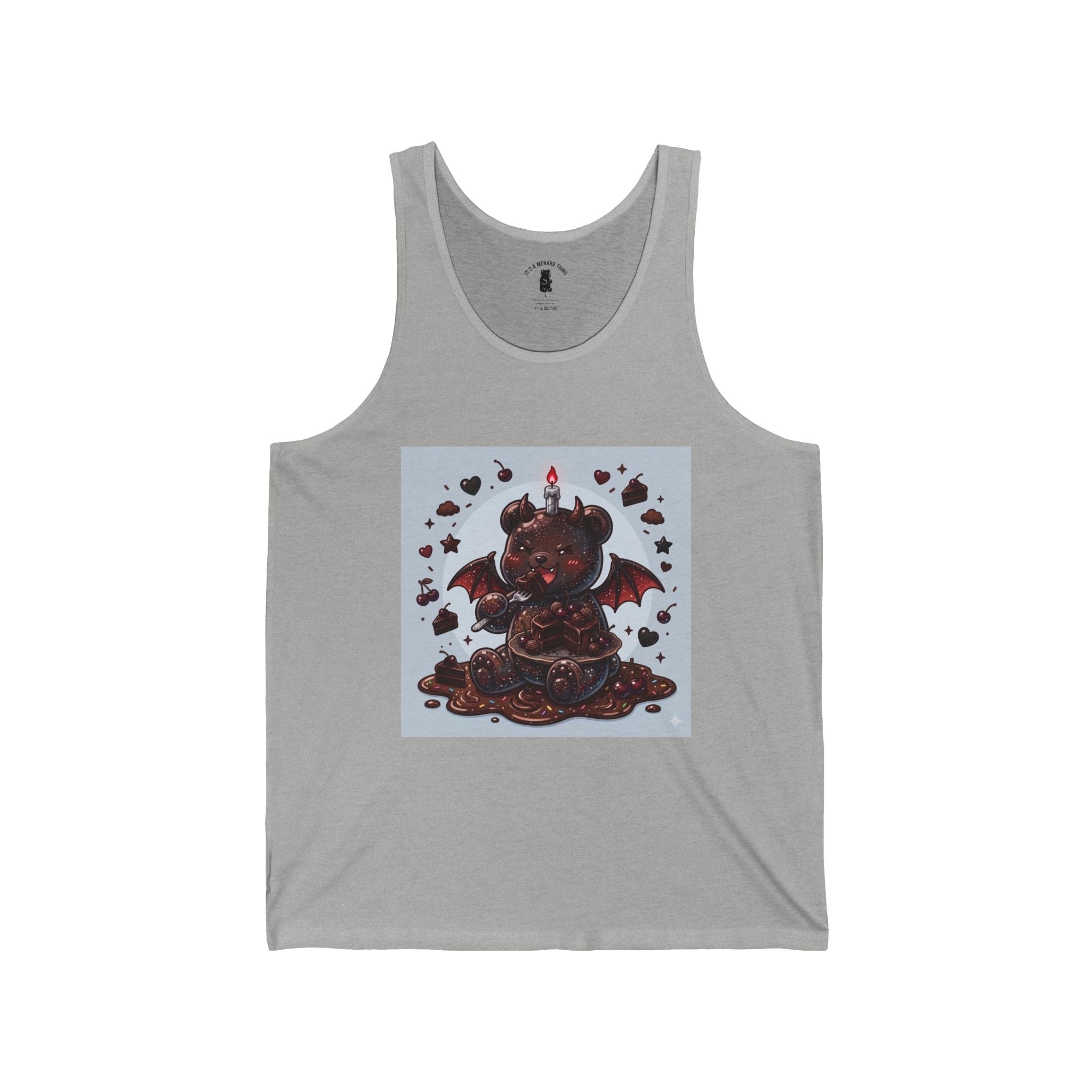 Devils Food Cake, Special Gooey Gummy Bear — Gothic Graphic Tank Top