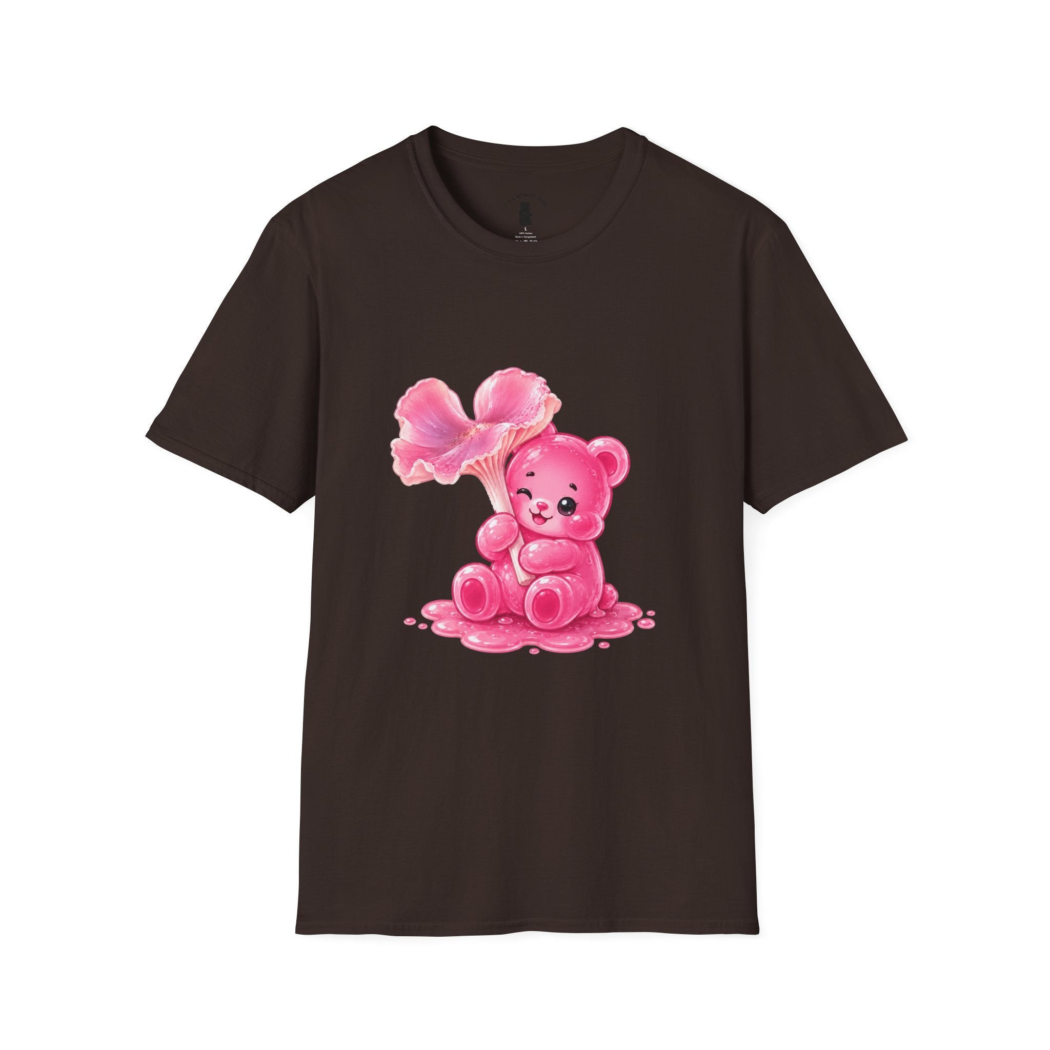 Pink Wax Cap Special Mushroom, Oozy Bear Gummy Friend- Graphic Shirt