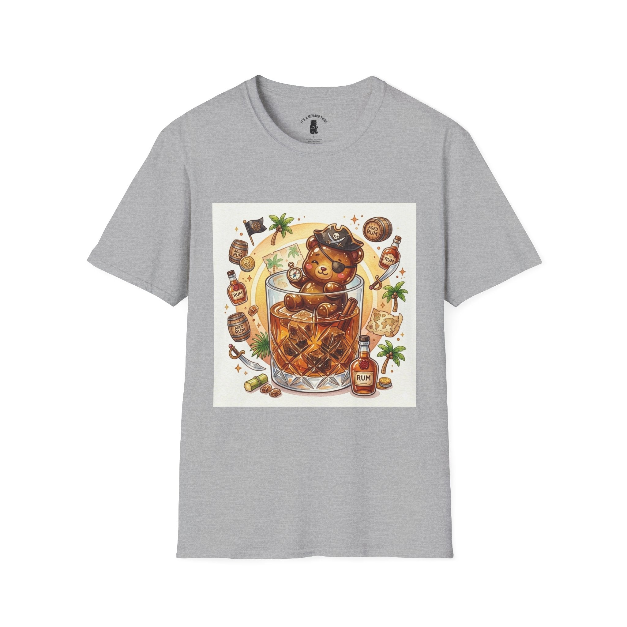 Yo-Ho Pirates Rum! Boozy Gooey Gummy Bears- Kawaii Graphic T-Shirt