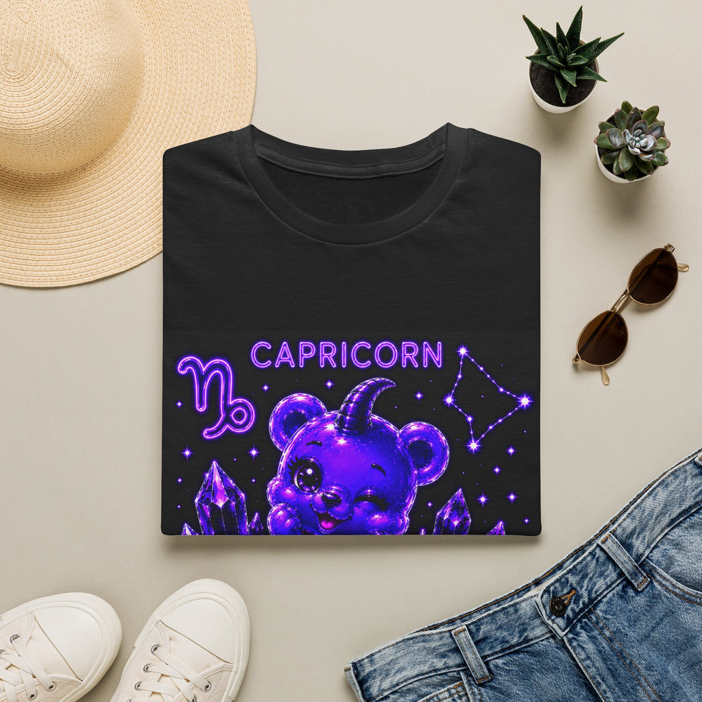 Capricorn Zodiac Constellation Oozy Bear Friend- Graphic Shirt
