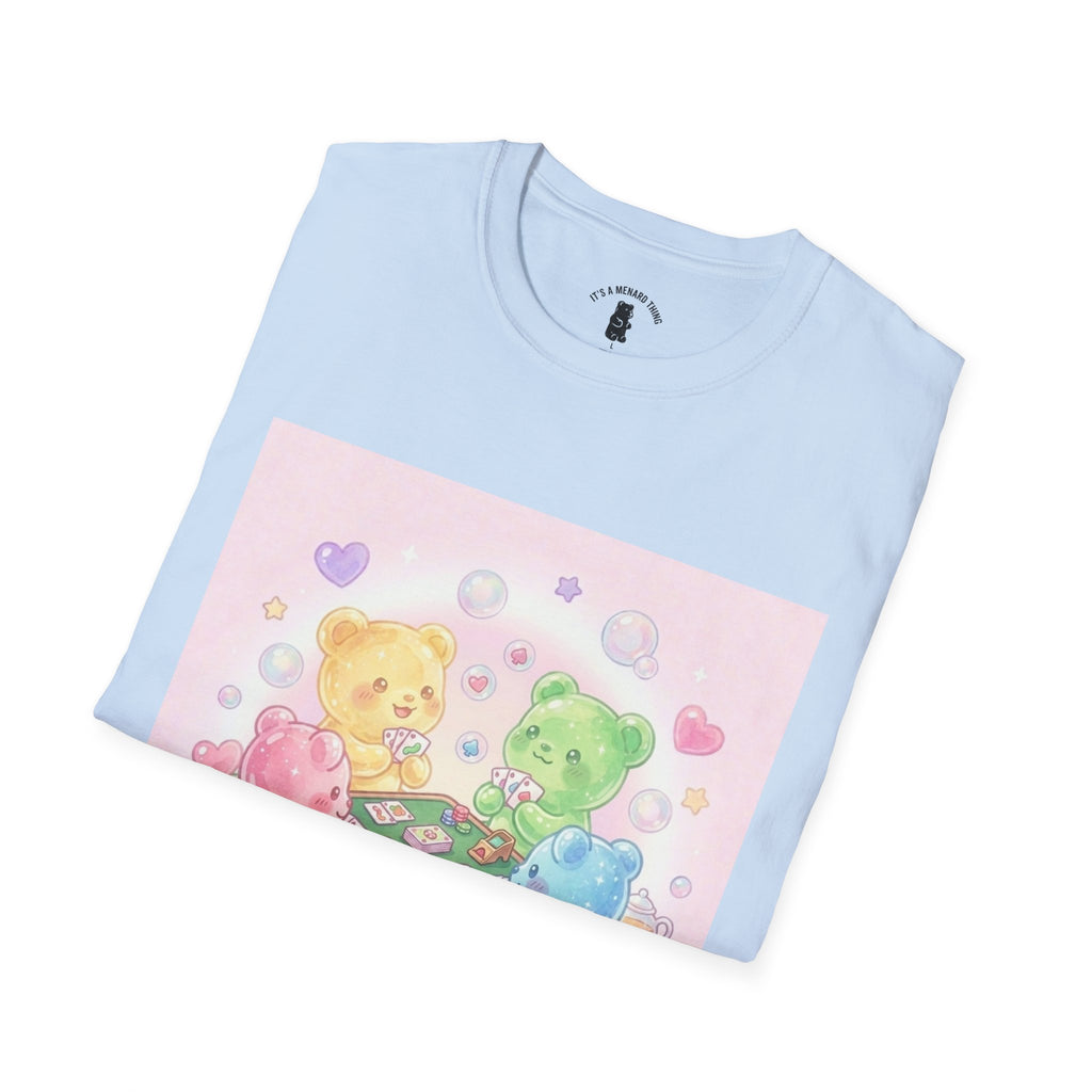 Friendly Card Game, Gooey Gummy Friends- Kawaii Graphic T-Shirt