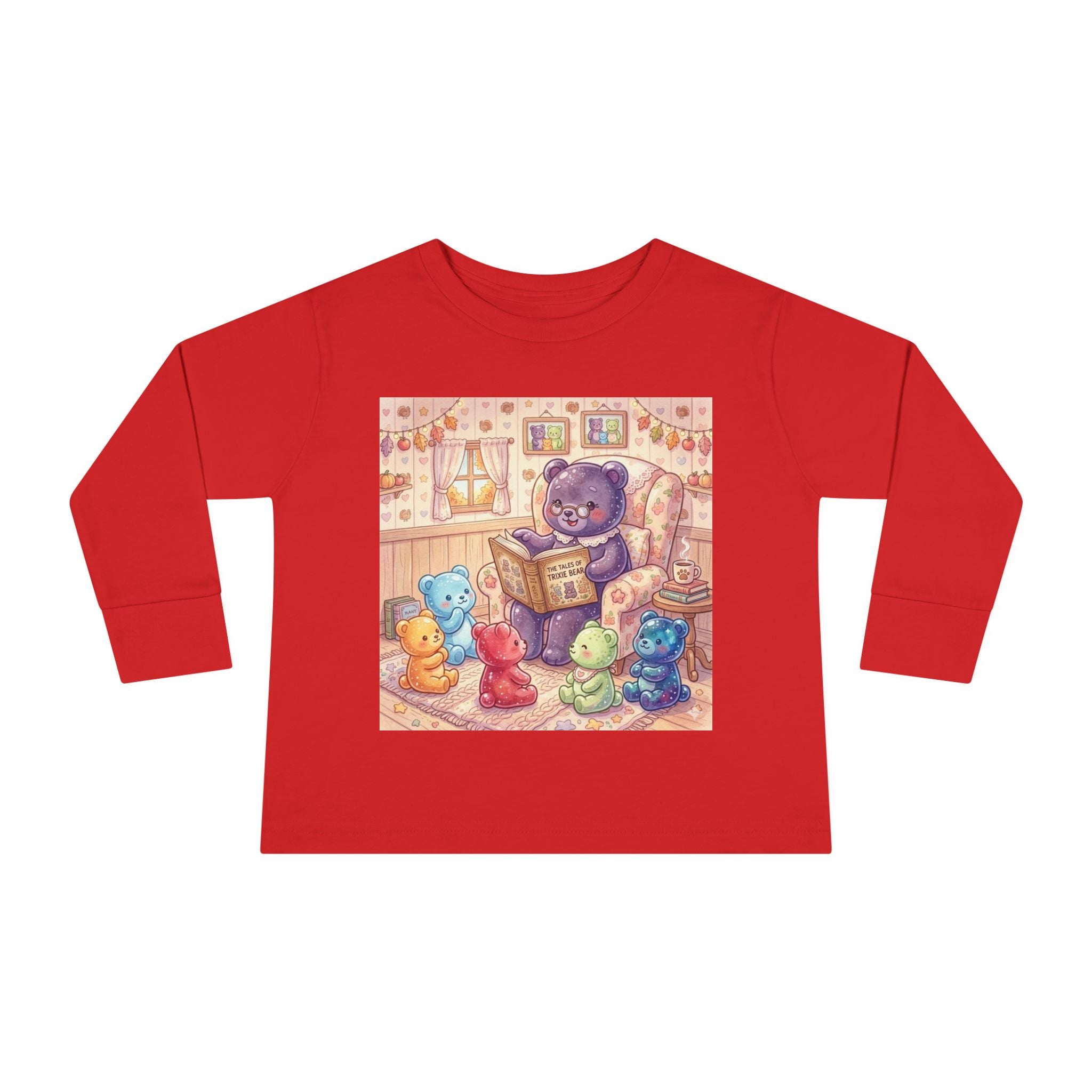 Nana Oozy Gummy Bear Story Time- Graphic Long Sleeve Shirt