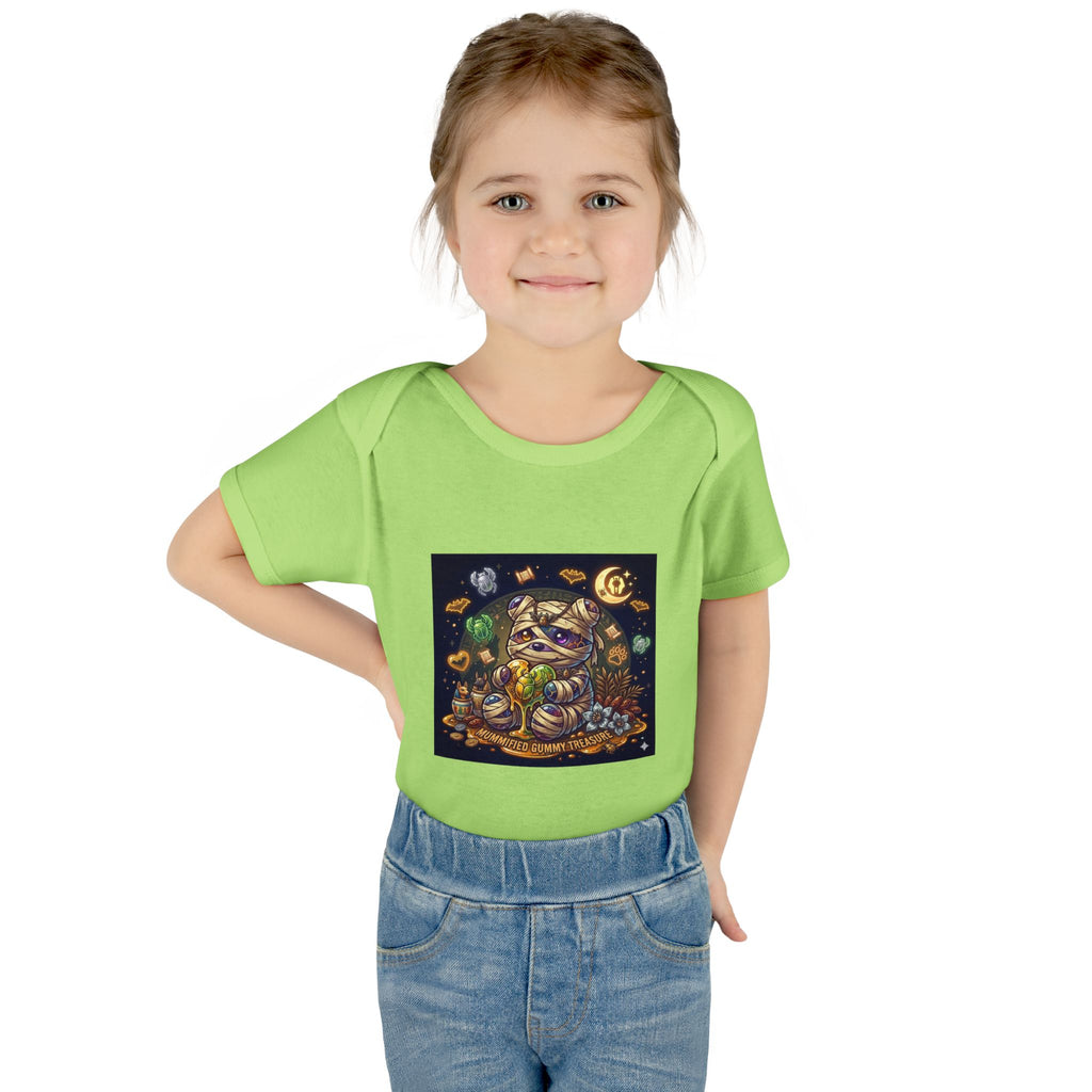 Infant Bodysuit - Cute Gooey Mummy Bear Halloween