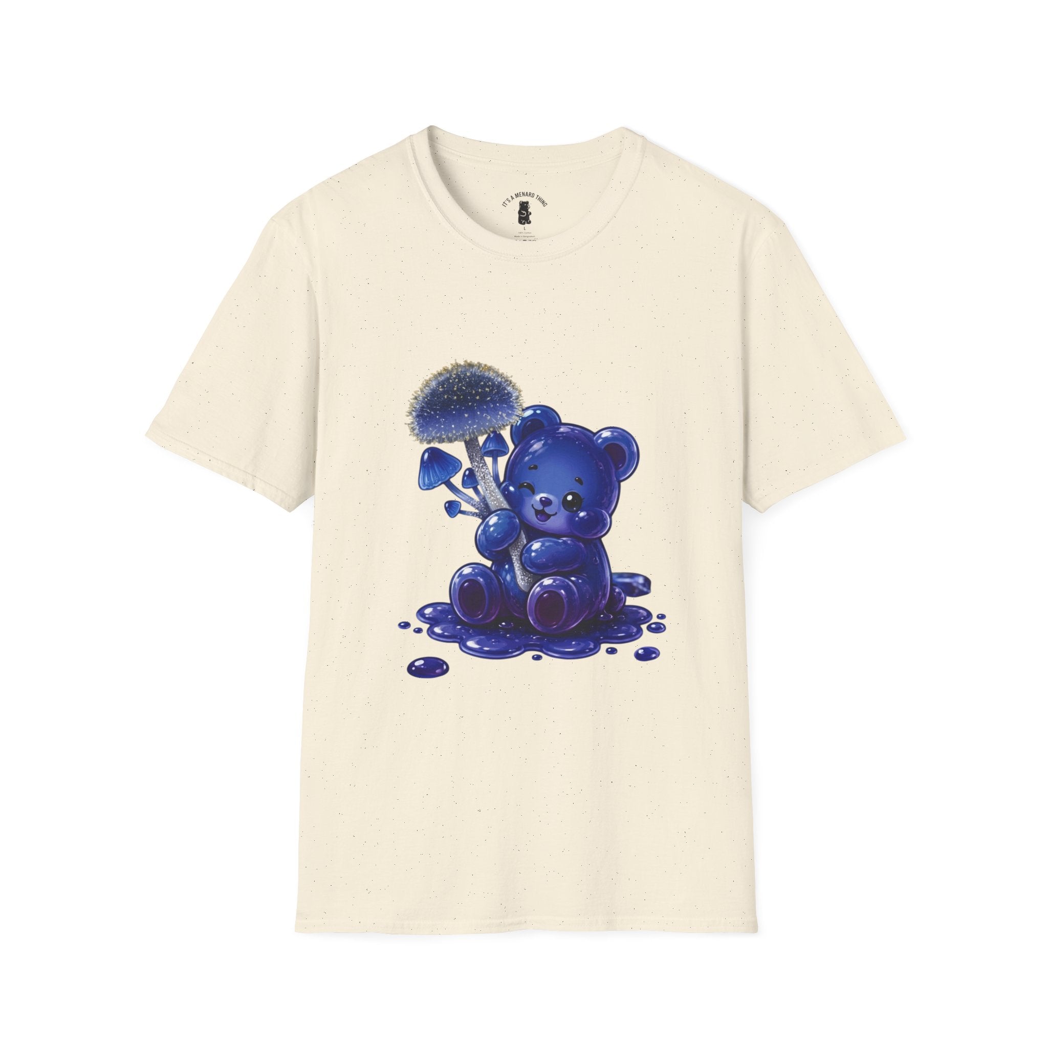 Special Small Blue Mushroom, Oozy Bears Gummy Friend- Graphic Shirt