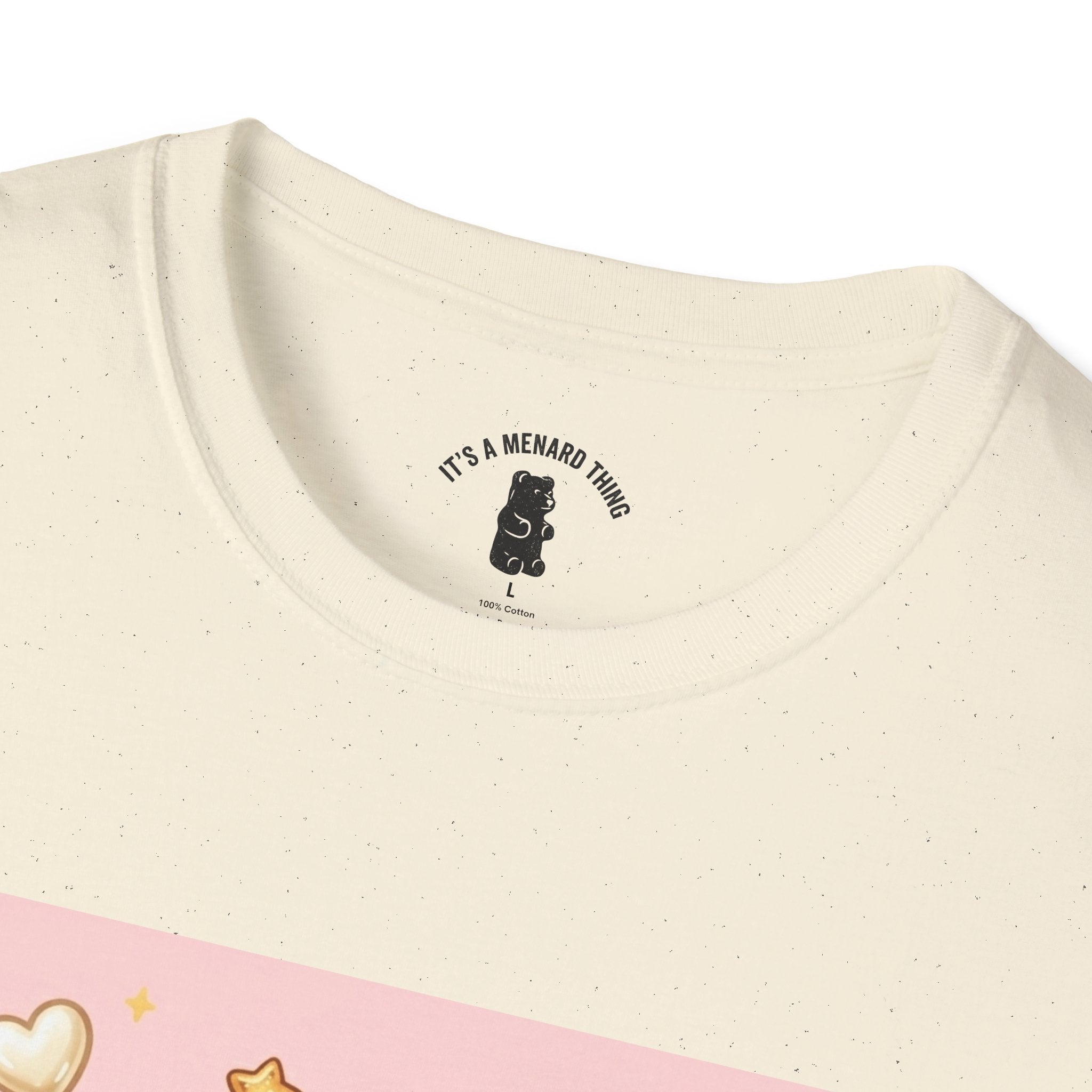 Cute Cheese Danish Gooey Gummy Bear — Kawaii Graphic T-Shirt