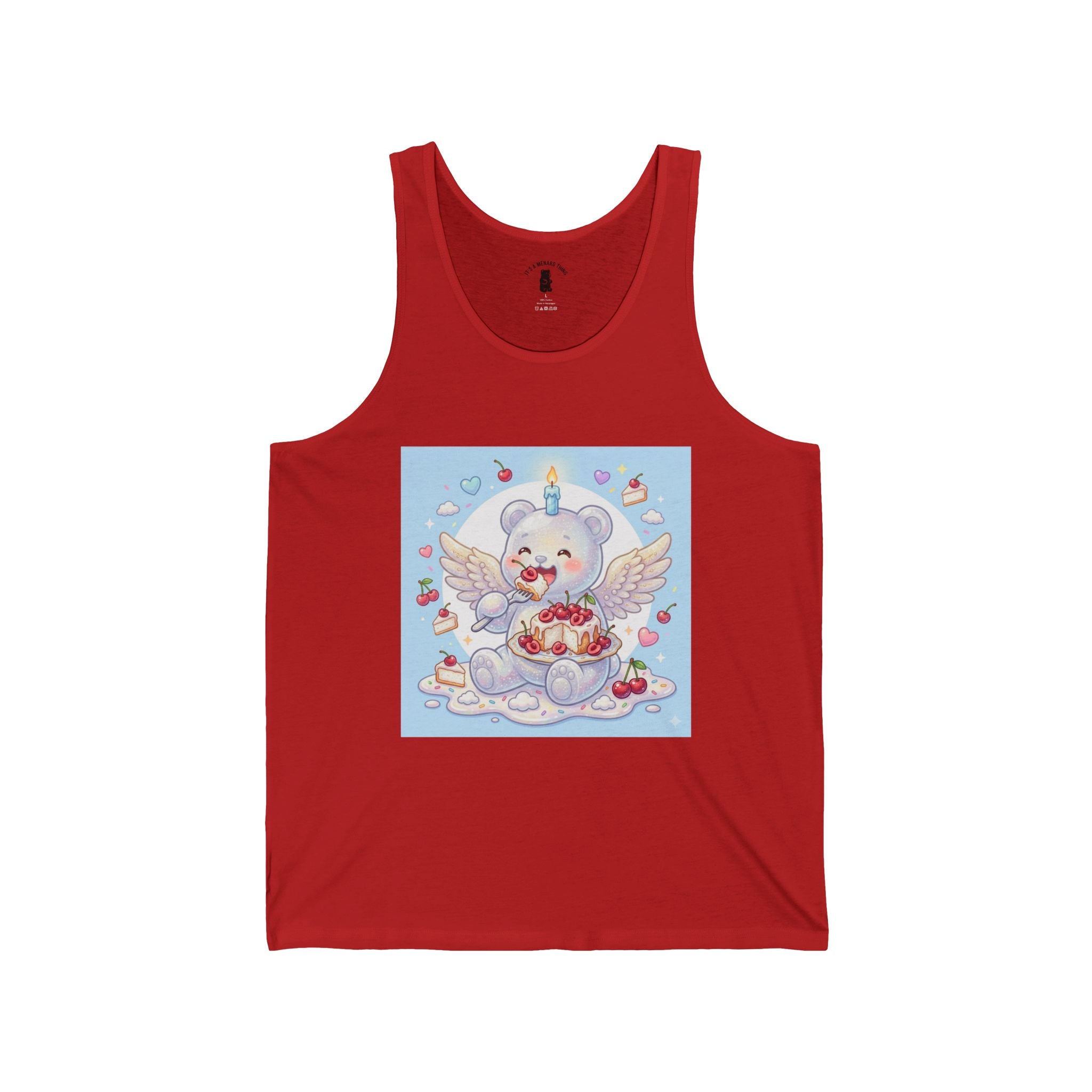 Angel Food Cake Special, Gooey Gummy Bear — Cute Graphic Tank Top