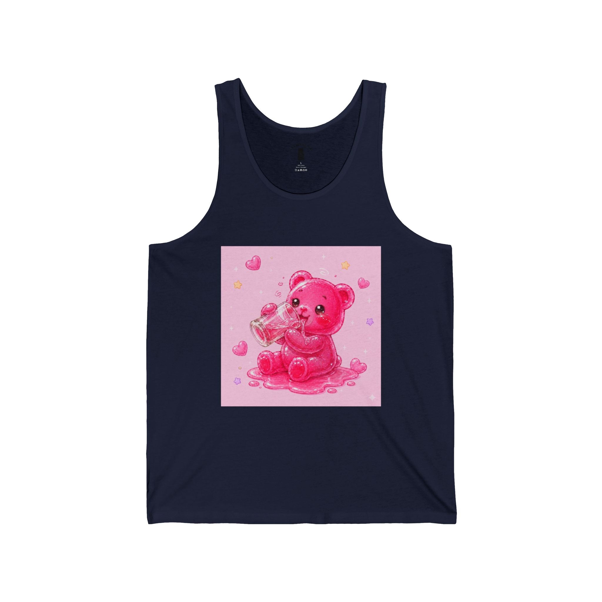 Special Sugar Shock Shot! Pink Boozy, Gooey Gummy Bear — Kawaii Graphic Tank top