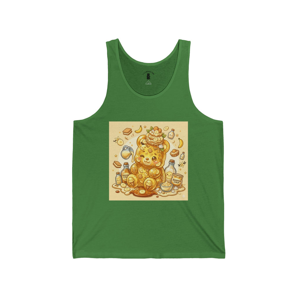 Banana Pudding & Vanilla Crackers, Exotic Gooey Gummy Bear — Kawaii Graphic Tank Top