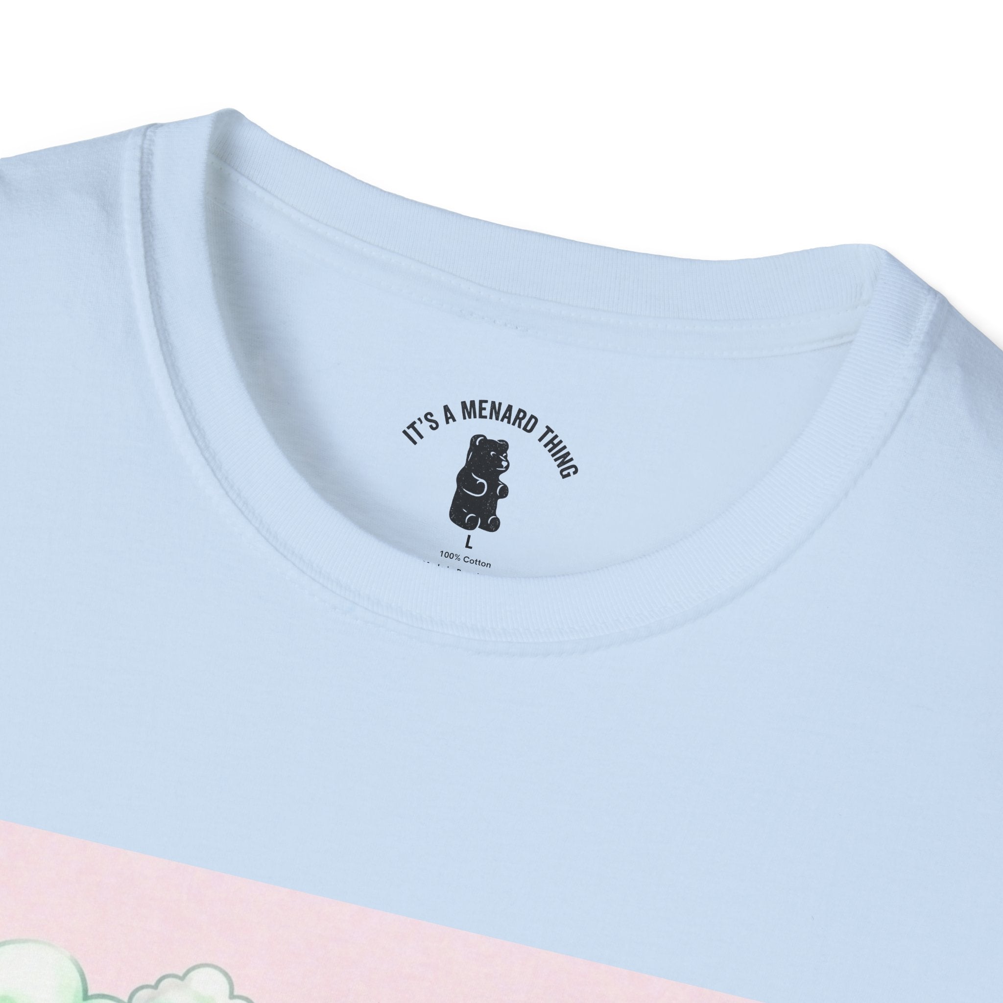 Green Teddy Bear Nature Tee — Cute Eco-Garden Graphic T-Shirt