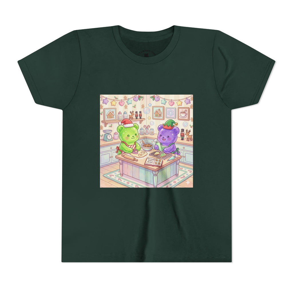 Gooey Gummies making Holiday Cookies T‑Shirt — Cute Pastel Kitchen Baking Design