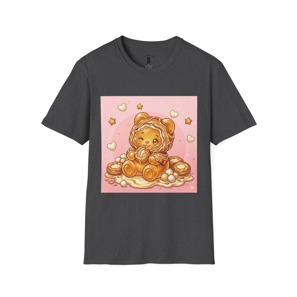 Cute Cheese Danish Gooey Gummy Bear — Kawaii Graphic T-Shirt