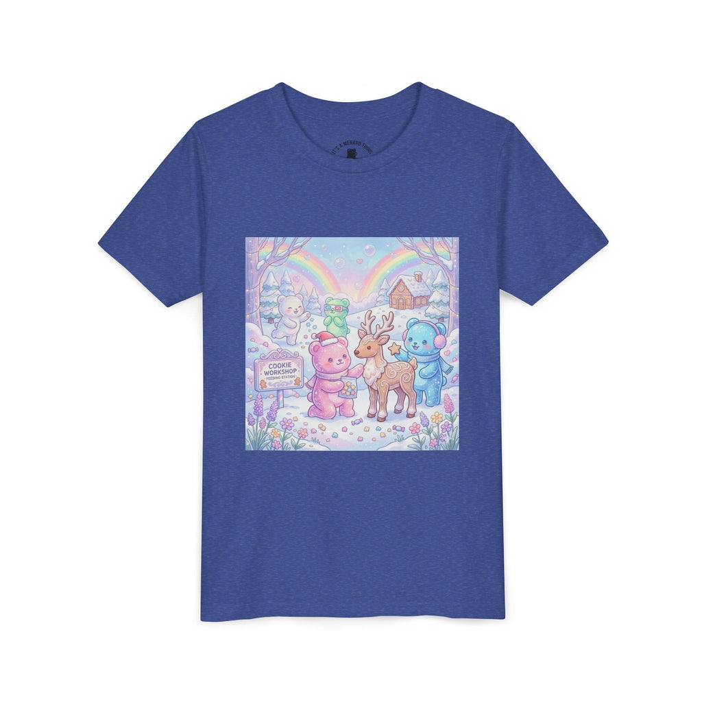 Gooey Gummies Feed Reindeer Graphic Youth Shirt
