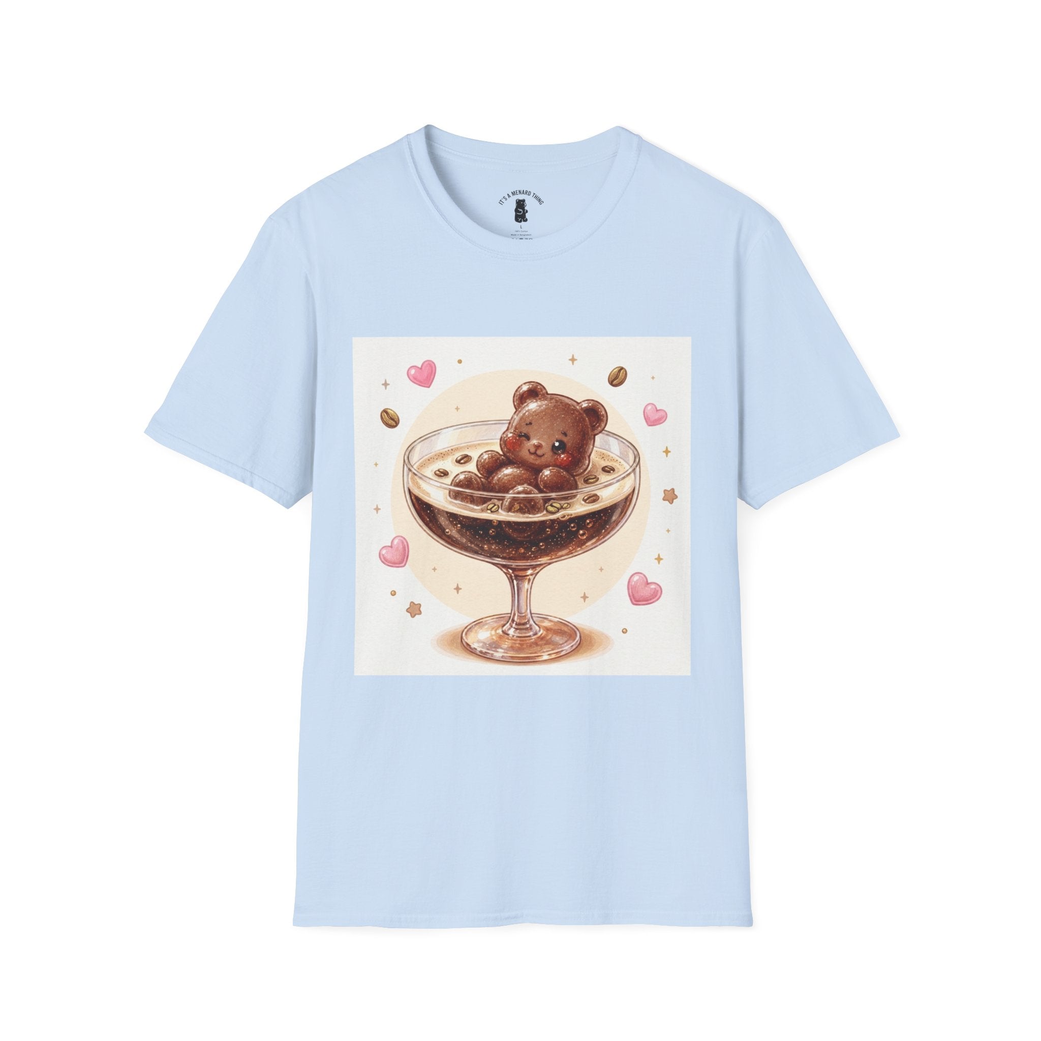 Tart Coffee Martini pool Boozy Gooey Gummy Bears- Kawaii Graphic T-Shirt