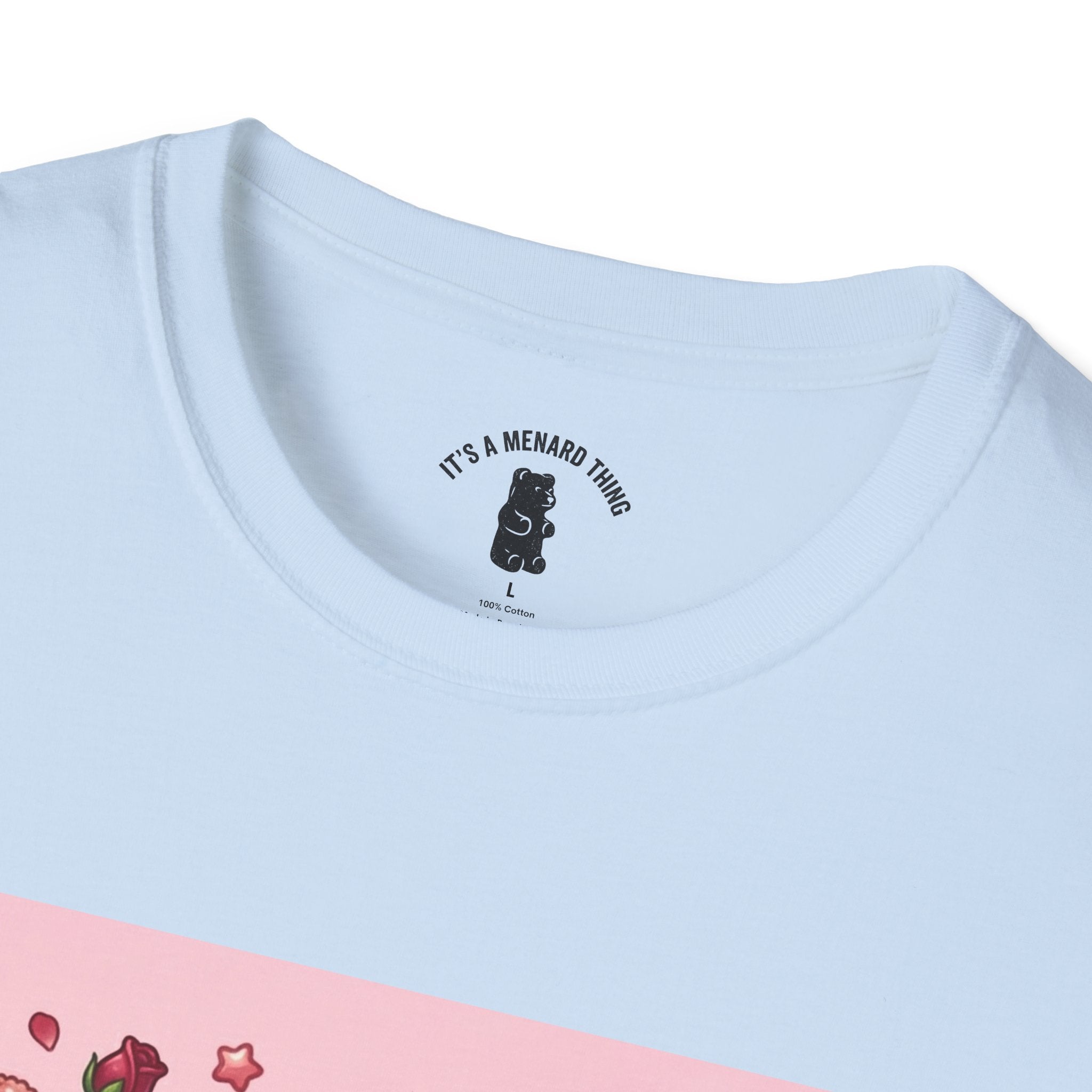 Rose Lychee berry Exotic fruit Gooey Gummy Bear — Kawaii Graphic T-Shirt