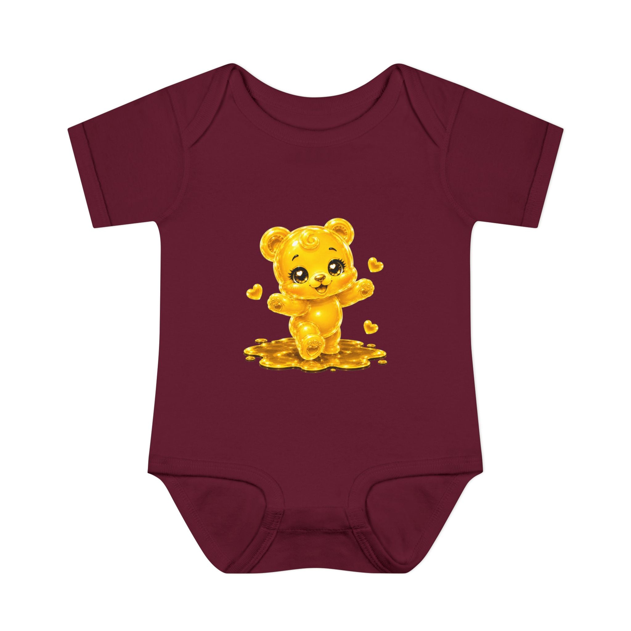 Baby Golden Oozy Gummy Bears First Steps, Cutie Addition- Graphic Onesie