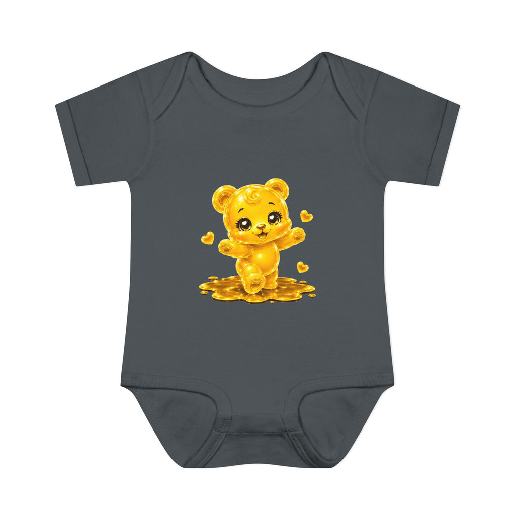 Baby Golden Oozy Gummy Bears First Steps, Cutie Addition- Graphic Onesie