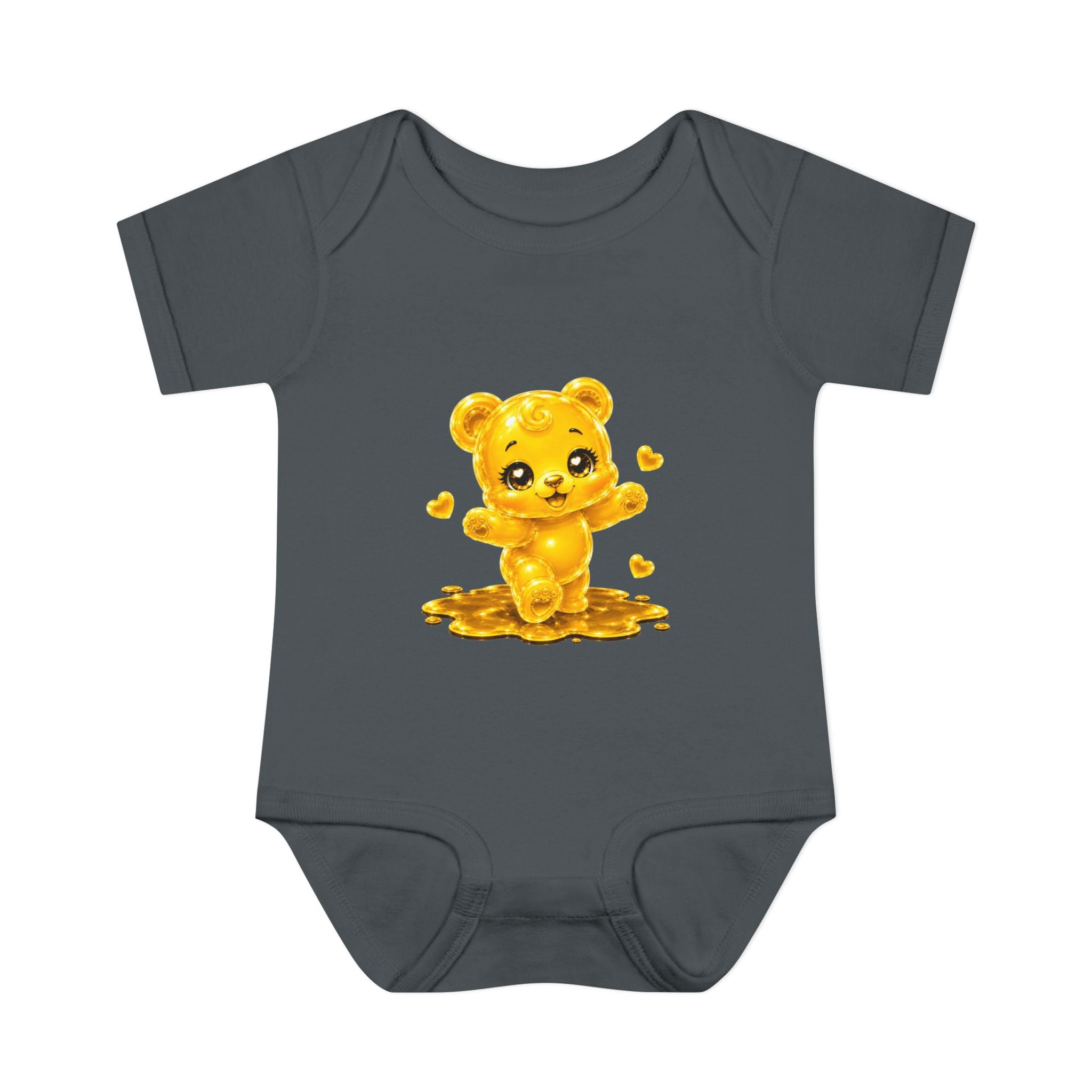 Baby Golden Oozy Gummy Bears First Steps, Cutie Addition- Graphic Onesie